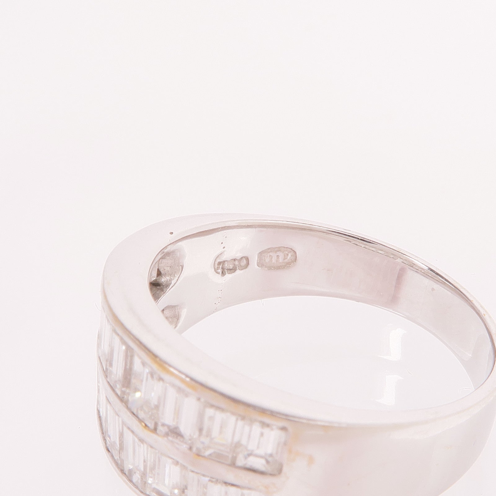 JEWELRY 【激減優惠】18K白金Diamond Ring鑽石戒指US#7.75
