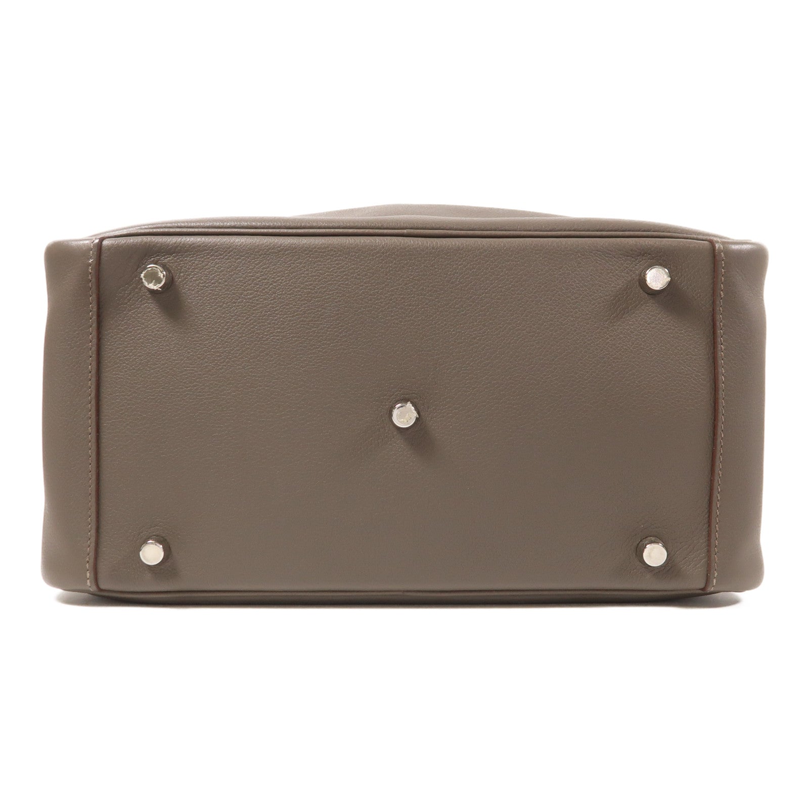 HERMES Evercolor皮革Lindy 30銀扣手挽肩背兩用袋