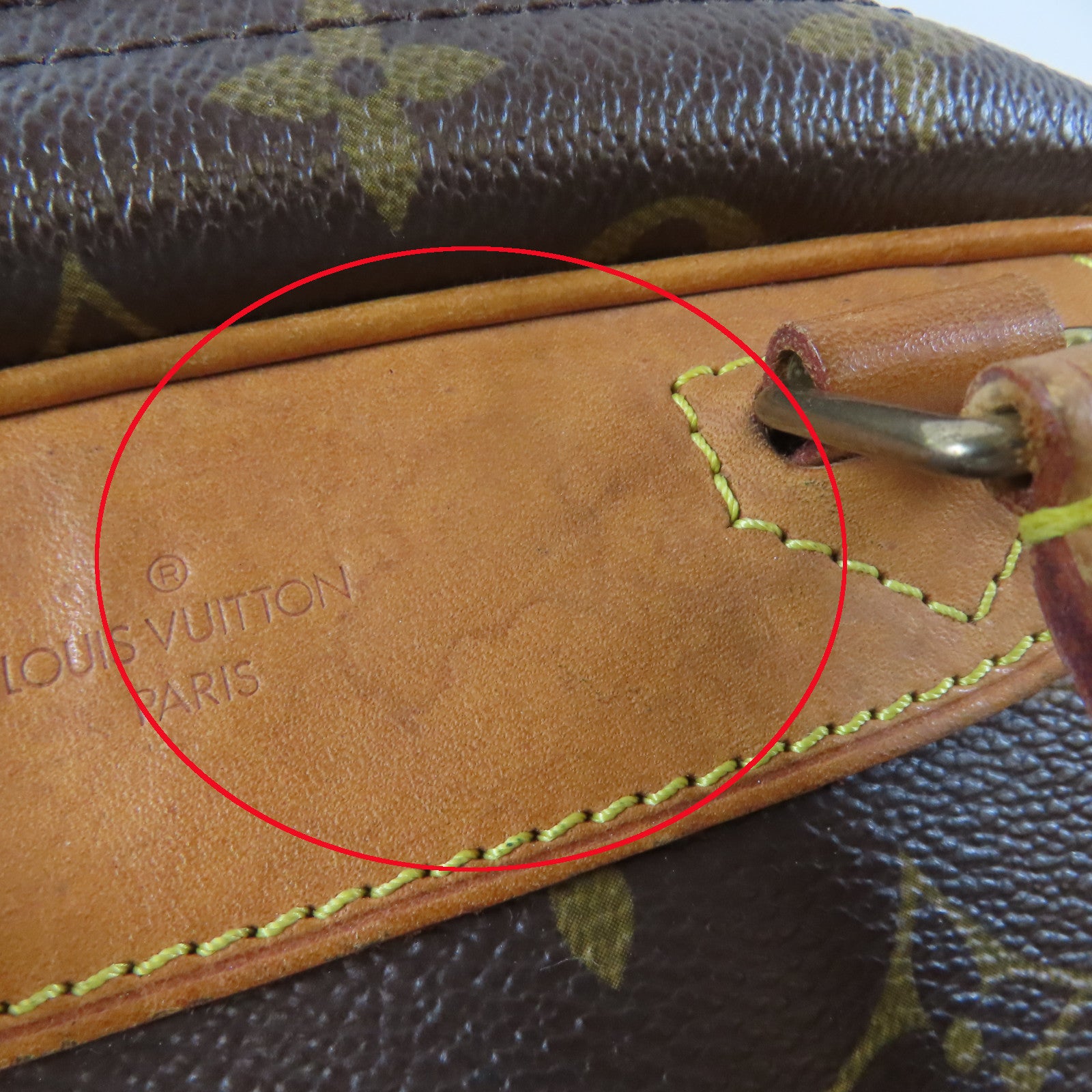 LOUIS VUITTON Monogram Trouville金扣手挽袋啡色