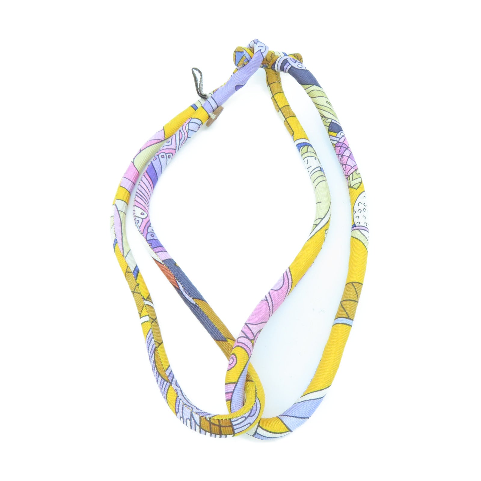HERMES 【激減優惠】絲質Necklace項鍊橙色/粉紅色/紫色/啡色#40cm