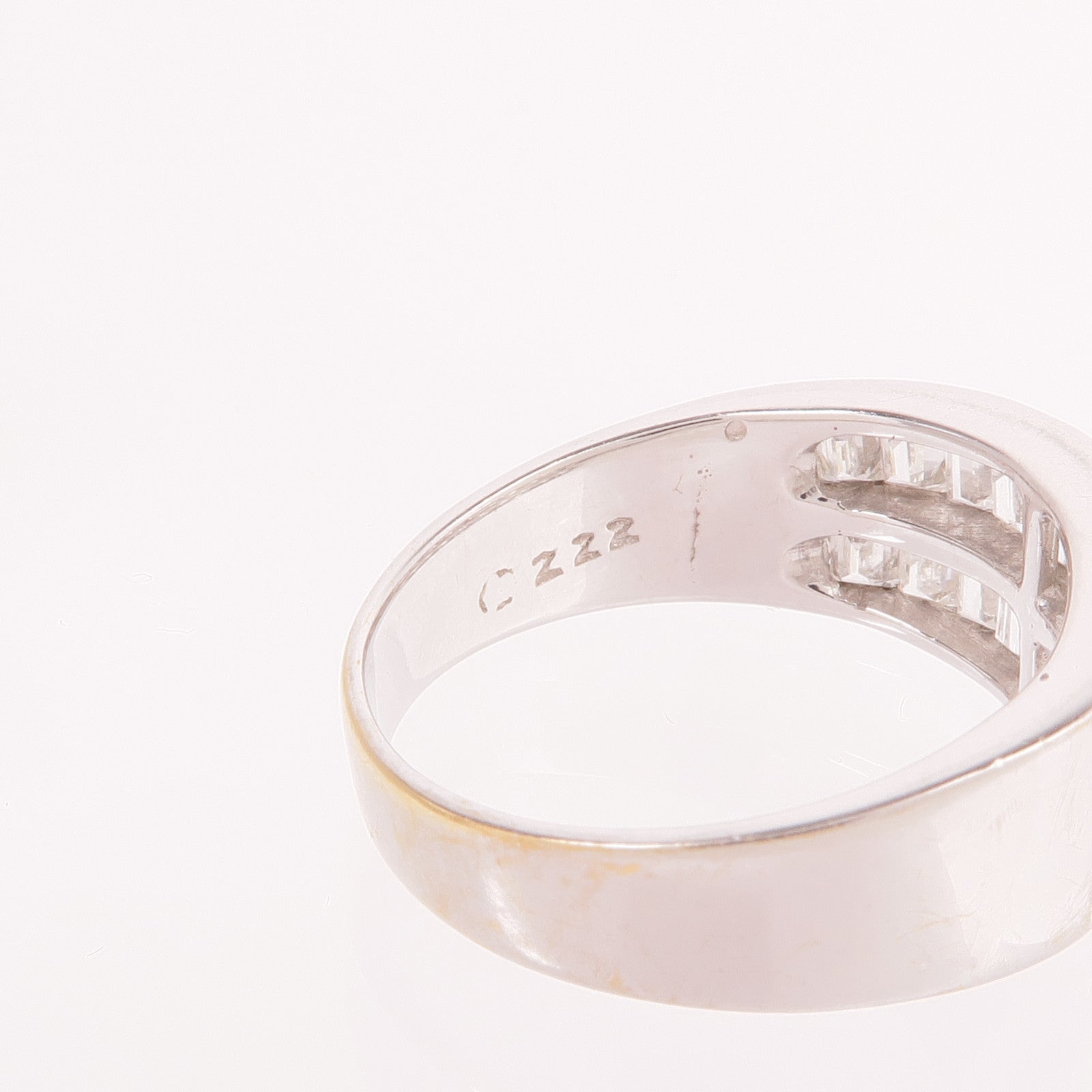 JEWELRY 【激減優惠】18K白金Diamond Ring鑽石戒指US#7.75