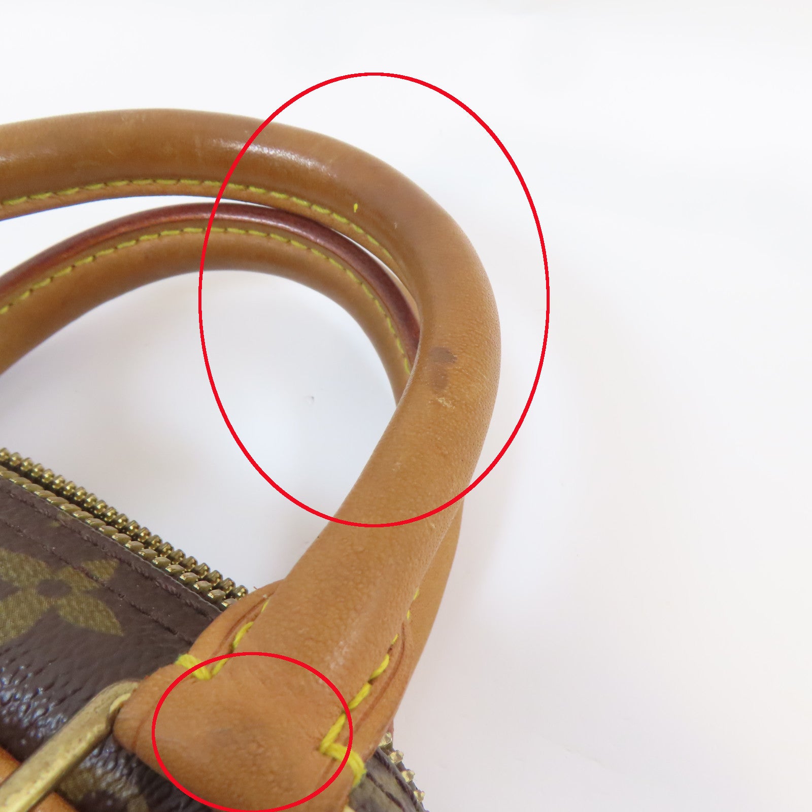 LOUIS VUITTON Monogram Trouville金扣手挽袋啡色