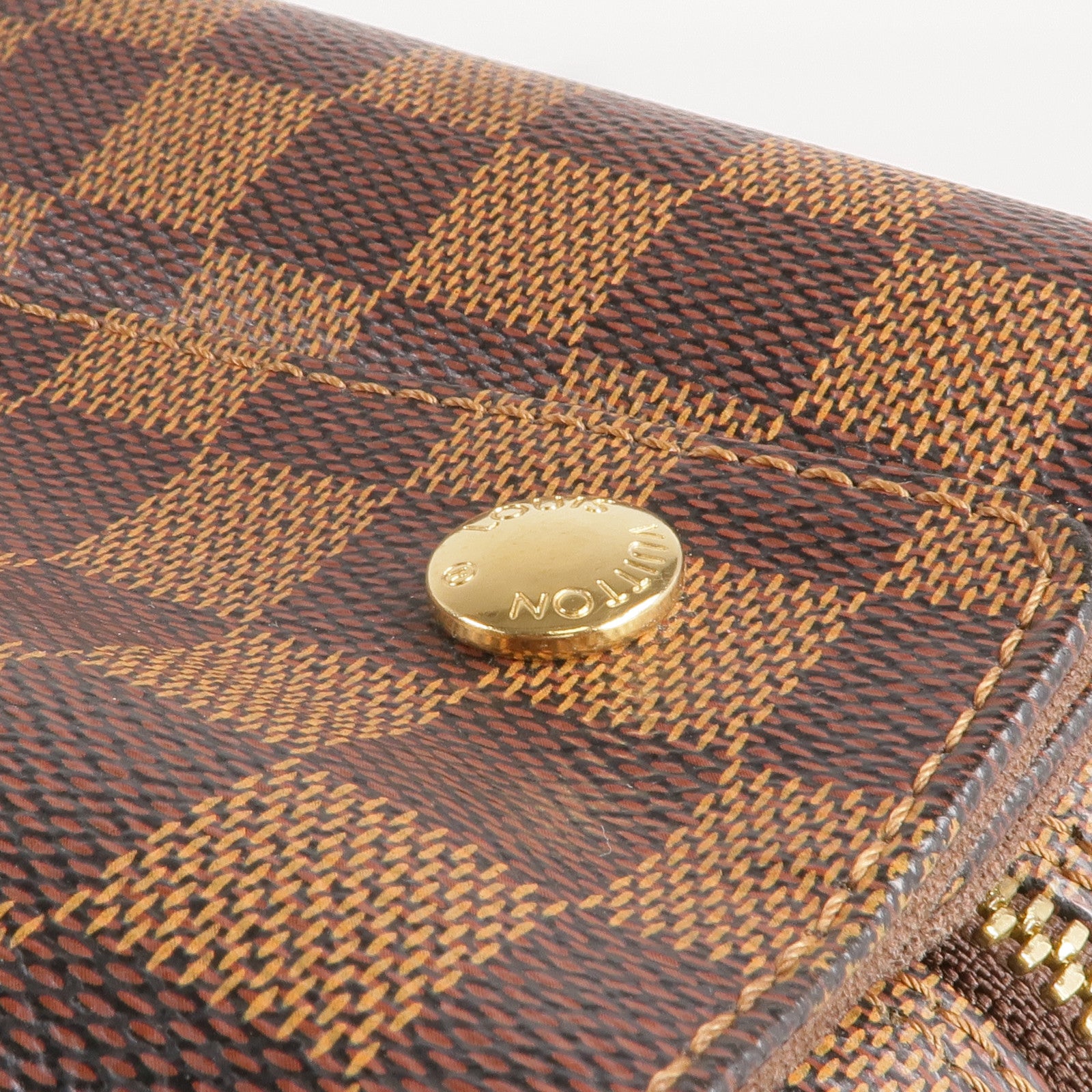 LOUIS VUITTON Damier Naviglio金扣肩背袋