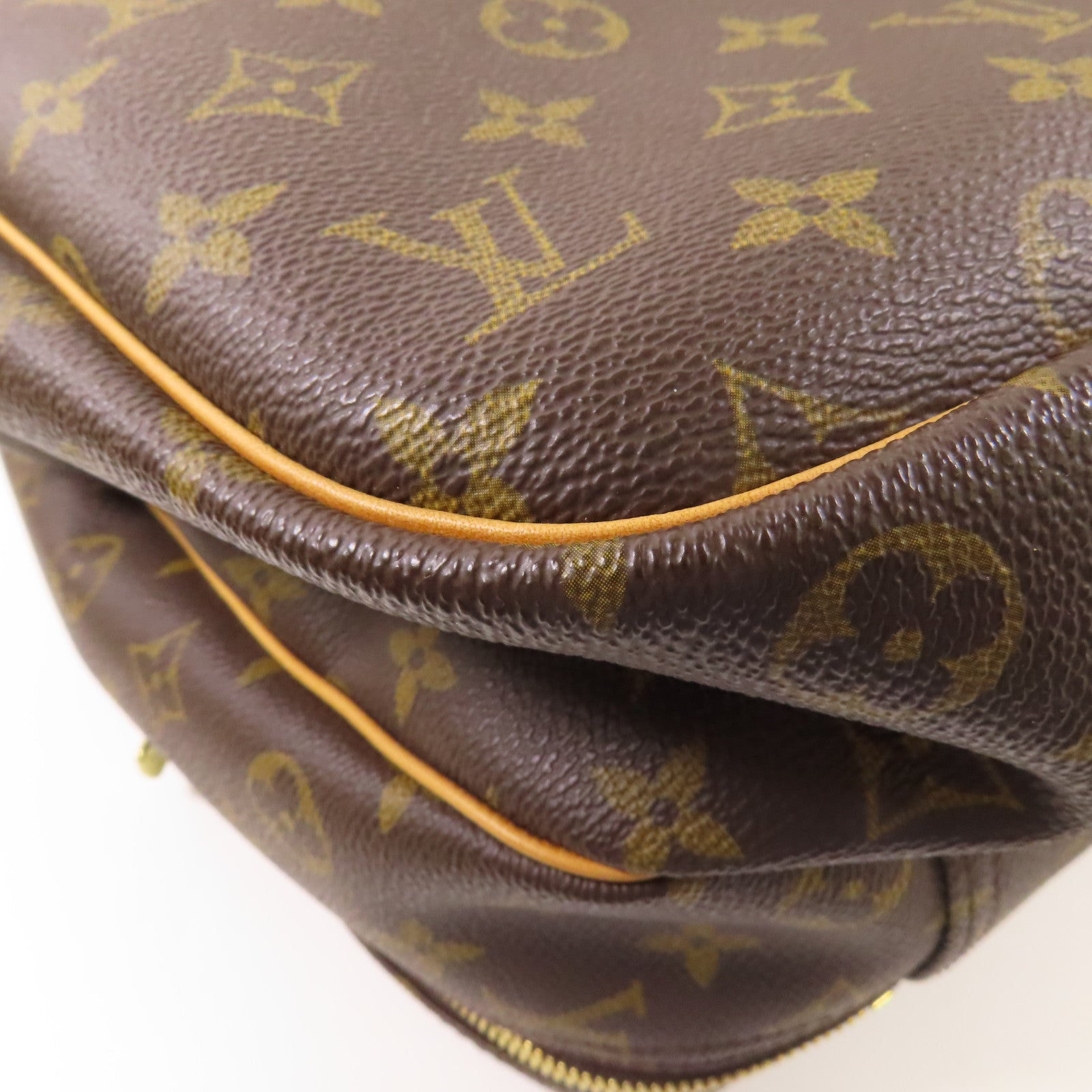 LOUIS VUITTON LV GHW Alize 24H 2 Way Shoulder Boston Bag M41399 Monogram Brown