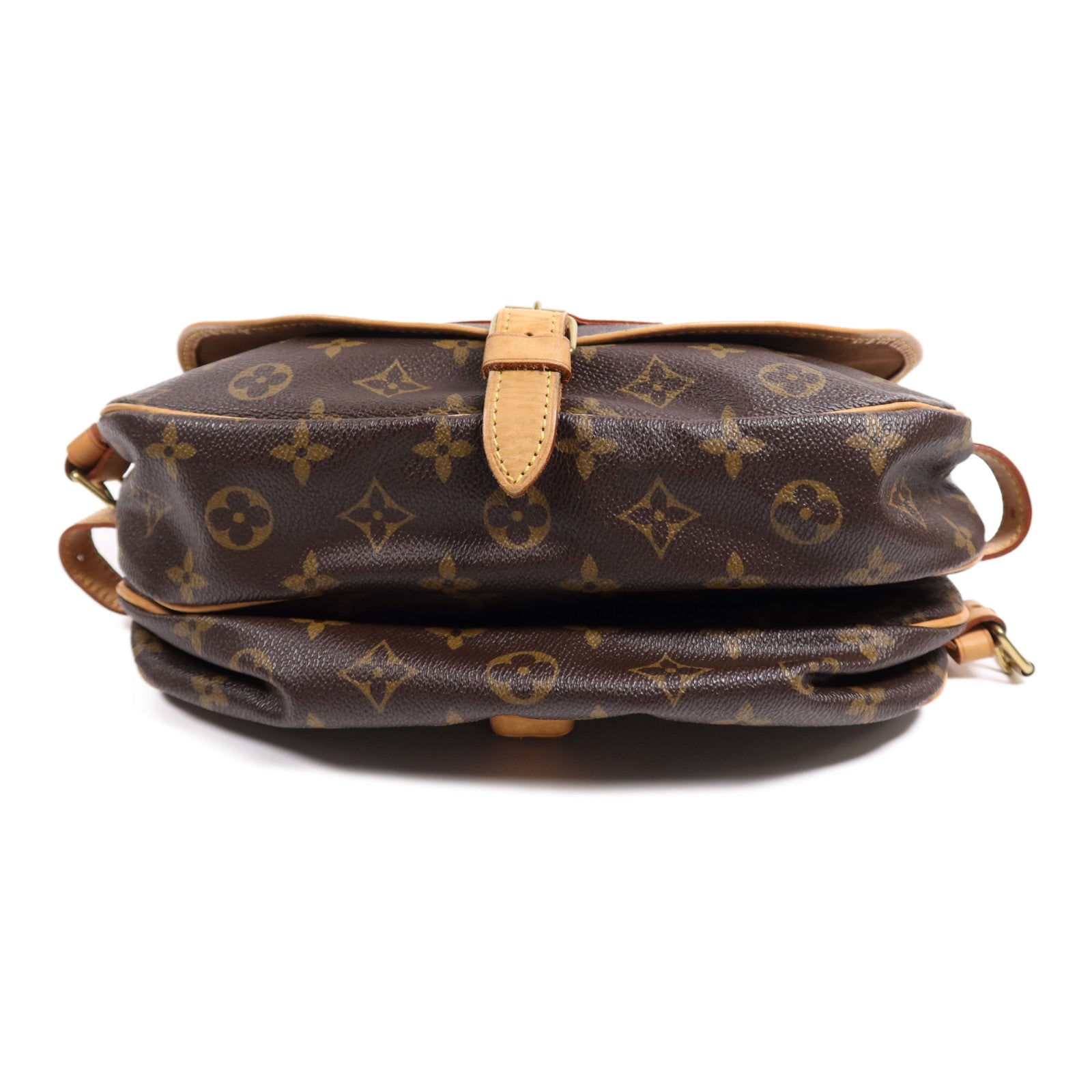 LOUIS VUITTON Monogram Saumur 30金扣肩背袋