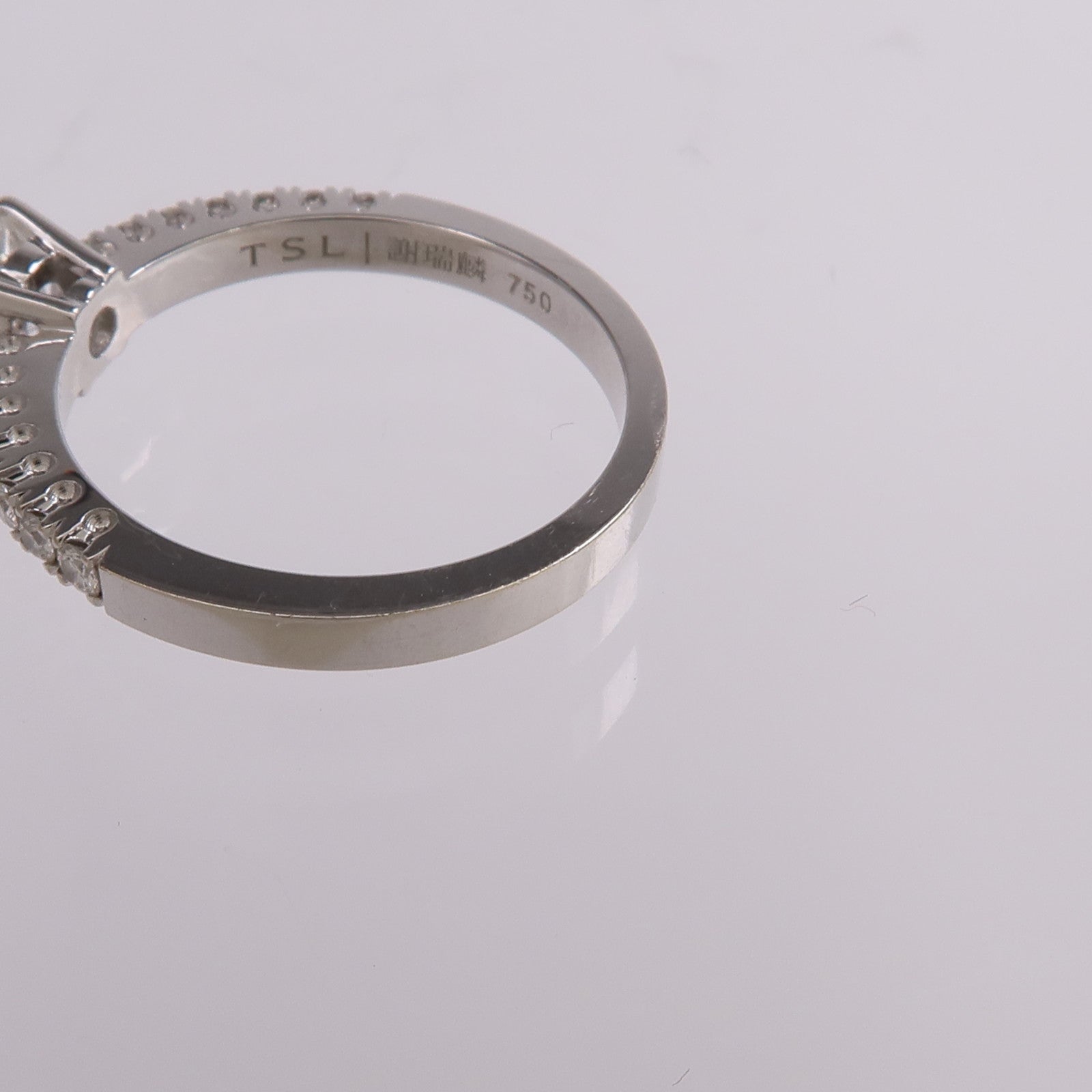JEWELRY 18K白金Diamond Ring鑽石戒指