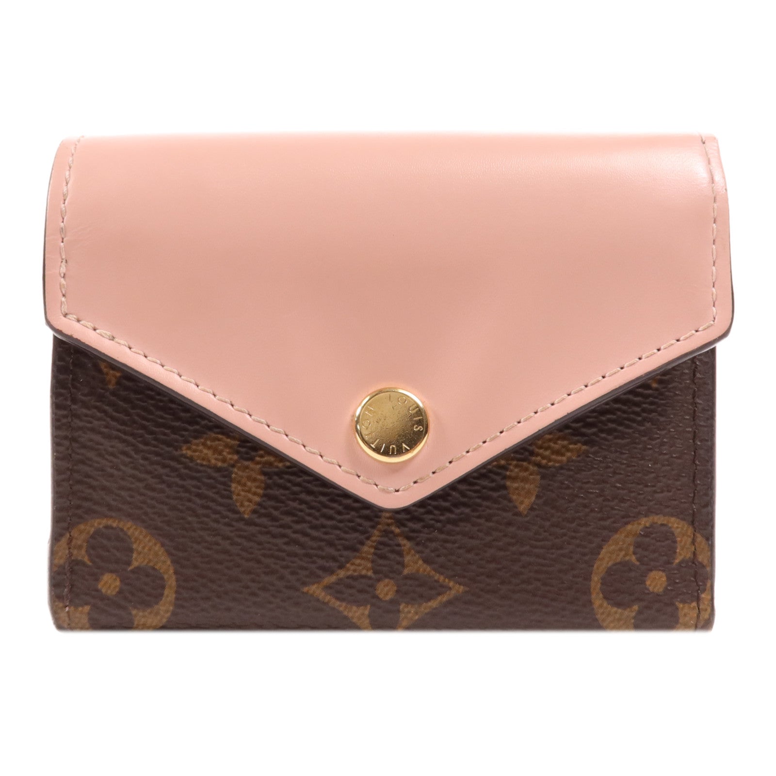 LOUIS VUITTON Monogram Fold Wallet金扣錢包