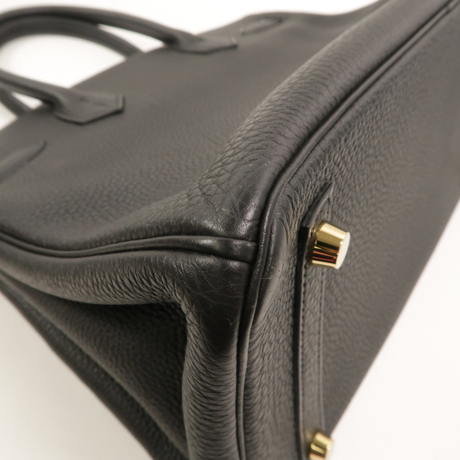 HERMES Togo皮革Birkin 30手挽袋Noir