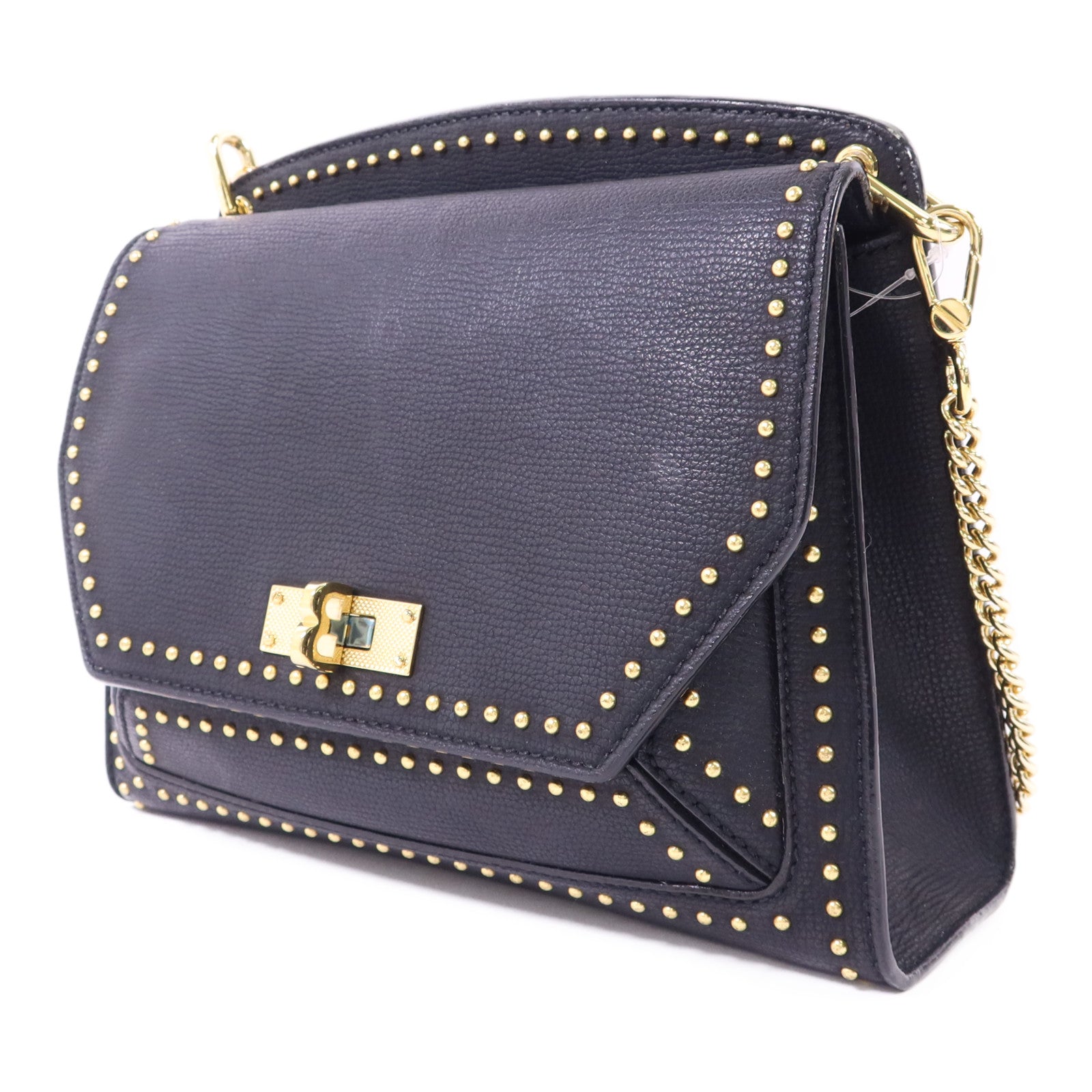 BALLY 牛皮皮革Suzy Medium金扣鏈帶肩背袋