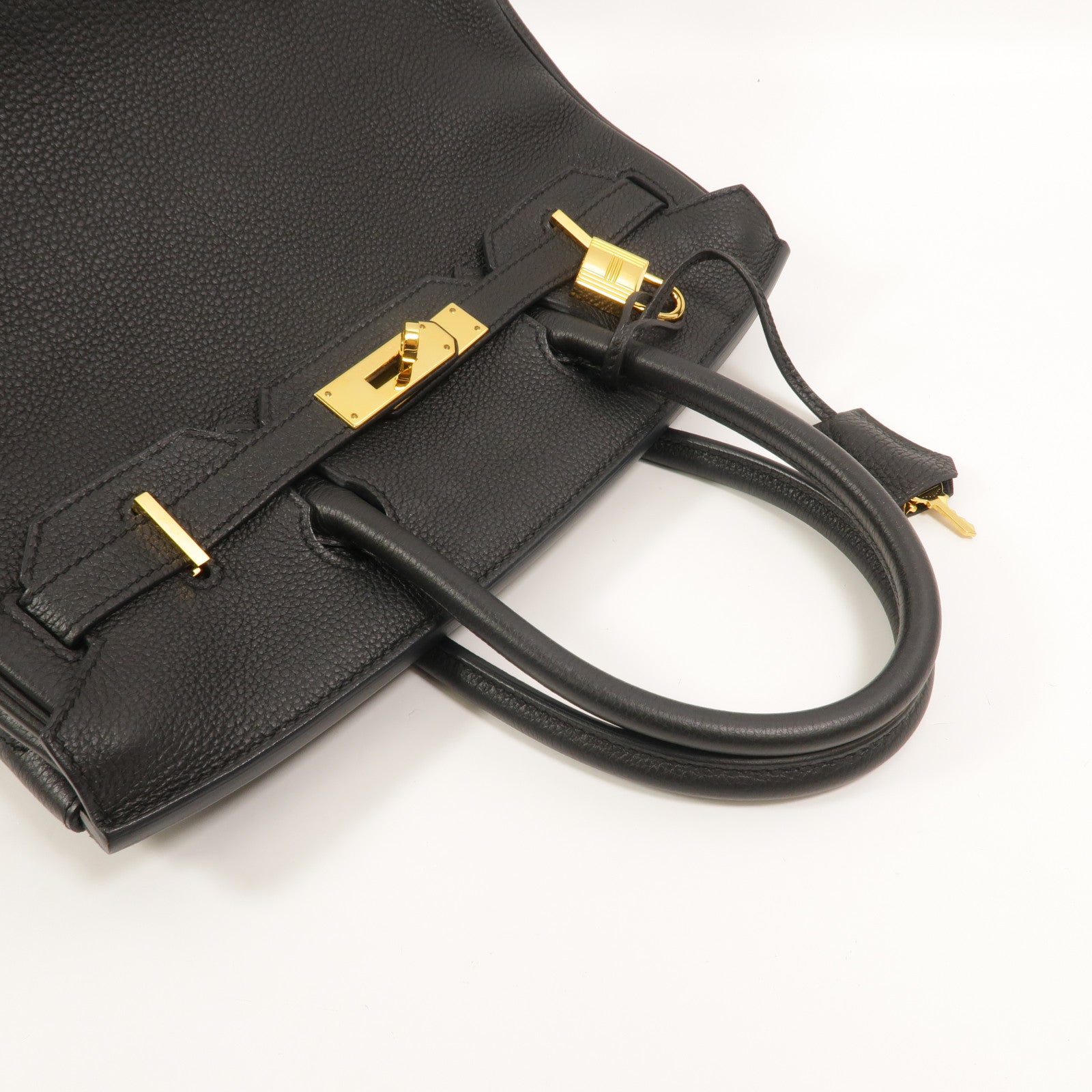 HERMES Togo皮革Birkin 30手挽袋Noir