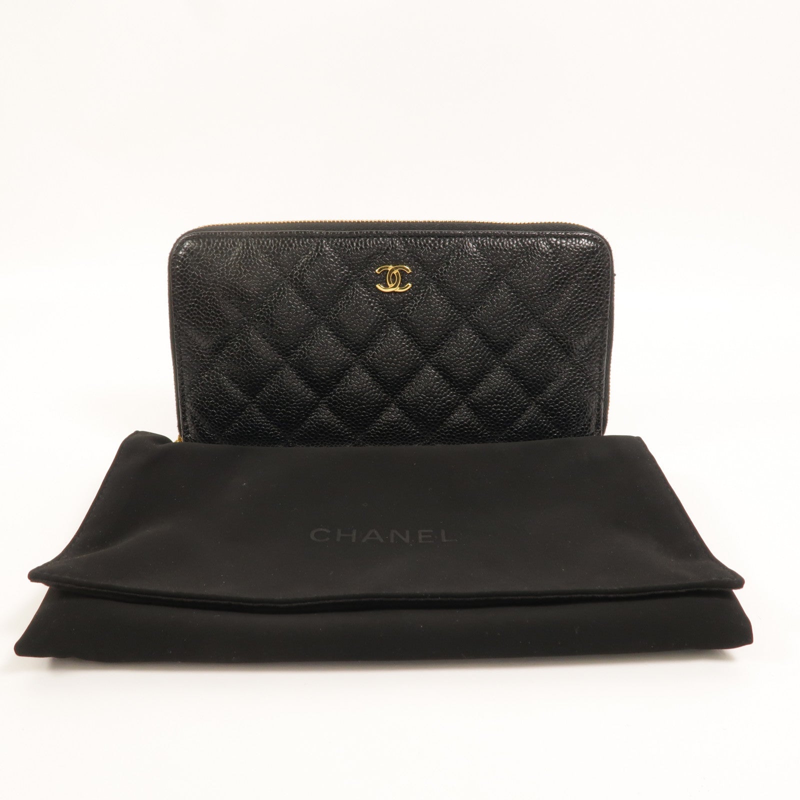 CHANEL 牛皮皮革Classic Zipped Long Wallet長錢包