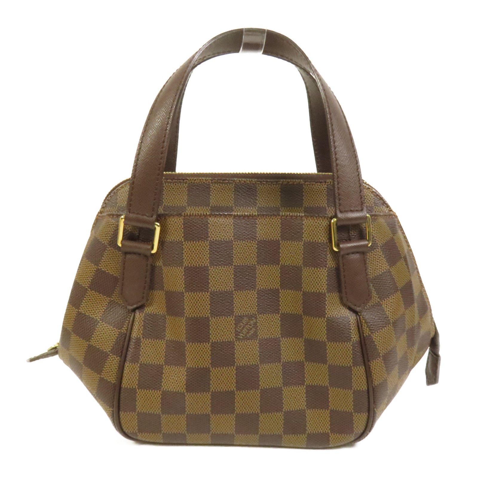 LOUIS VUITTON Damier Belem PM金扣手挽袋