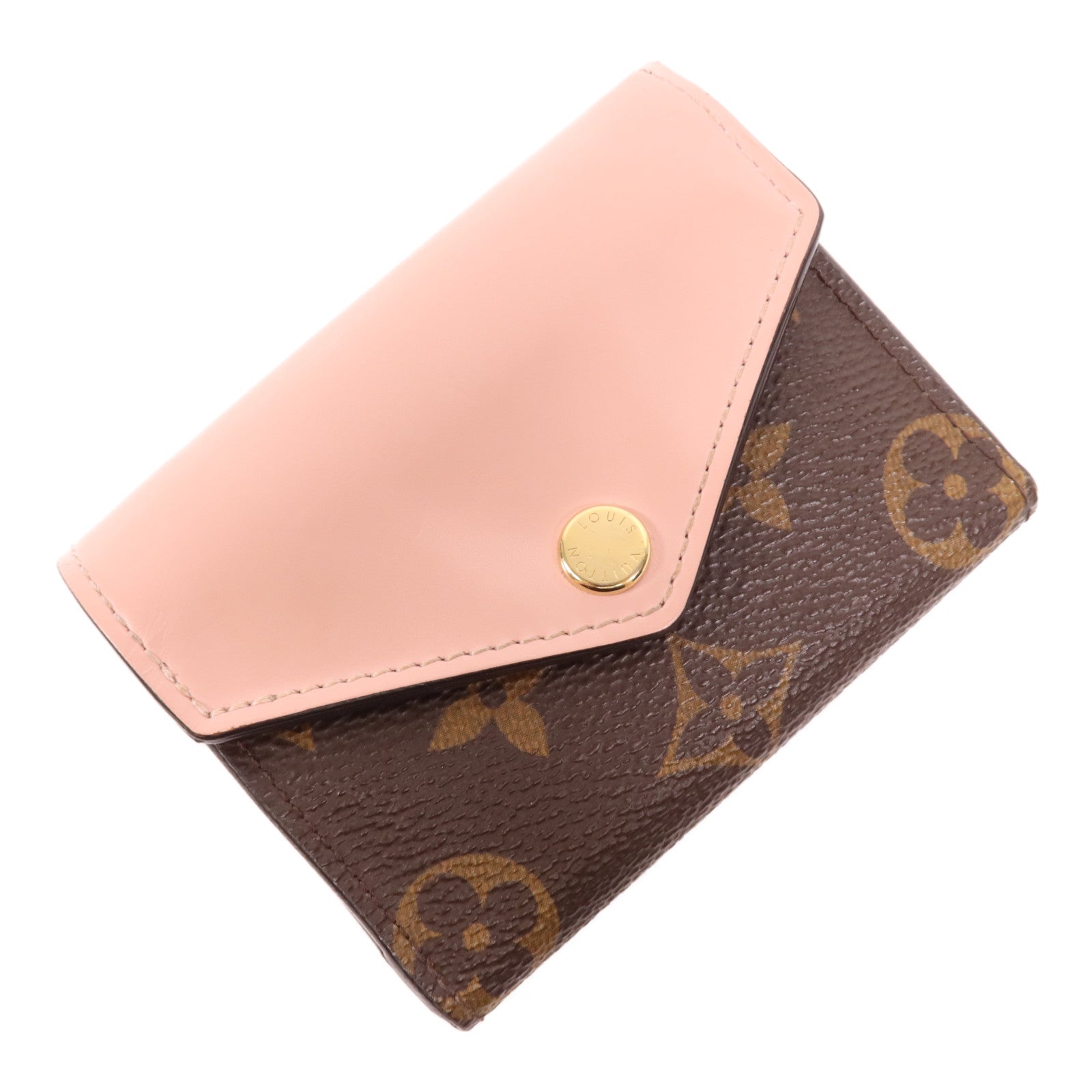 LOUIS VUITTON Monogram Fold Wallet金扣錢包