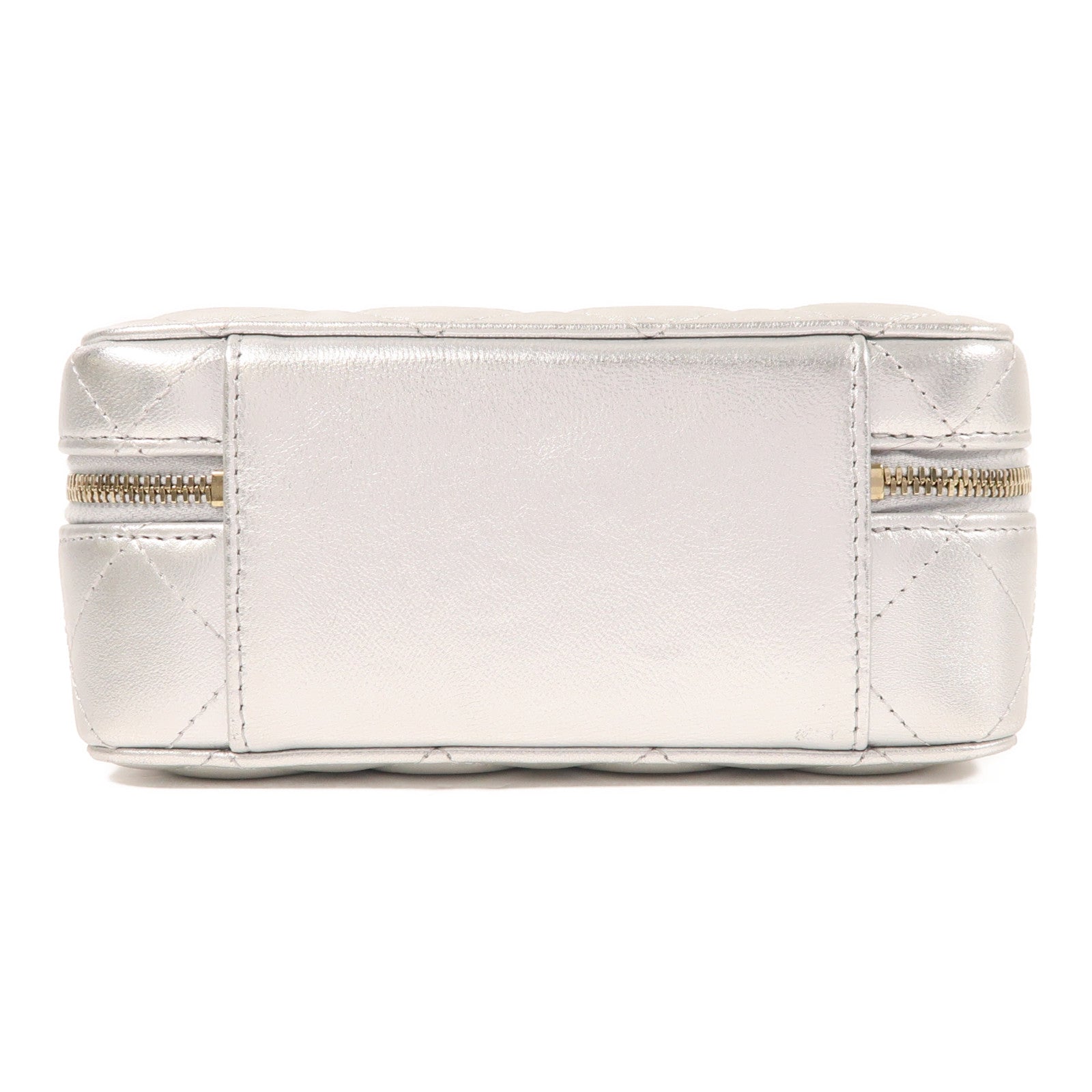 CHANEL 牛皮皮革Vanity Case金扣手挽肩背兩用袋