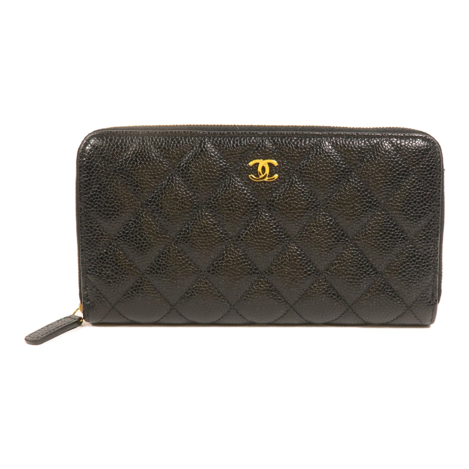 CHANEL 牛皮皮革Classic Zipped Long Wallet長錢包