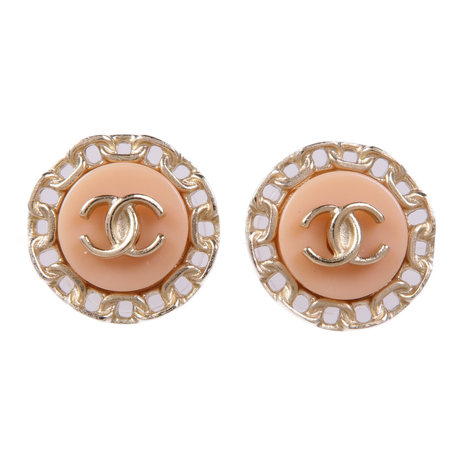 CHANEL PVC/金屬Earrings耳環