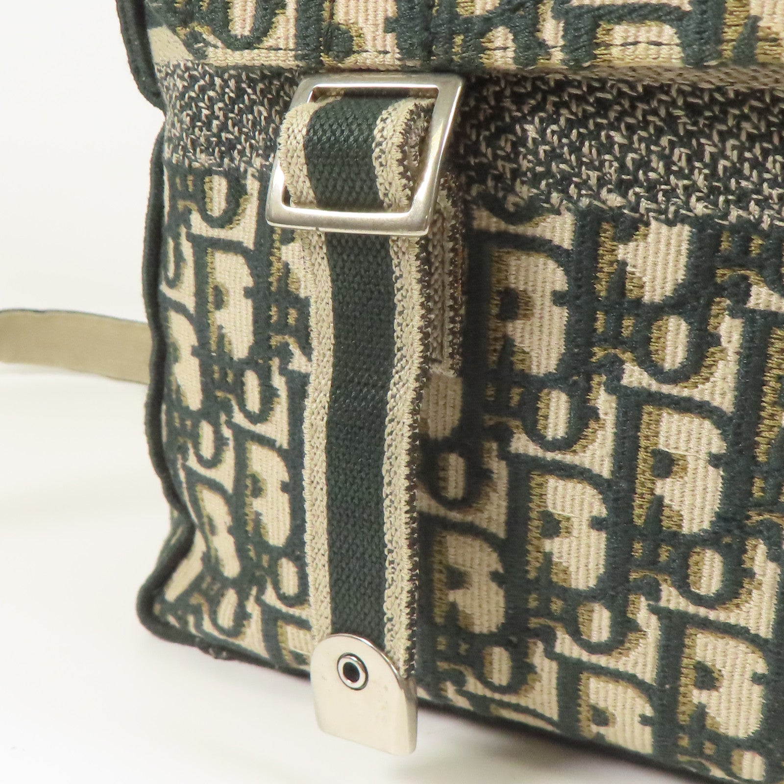 Dior 帆布Medium Diorcamp Bag銀扣肩背袋