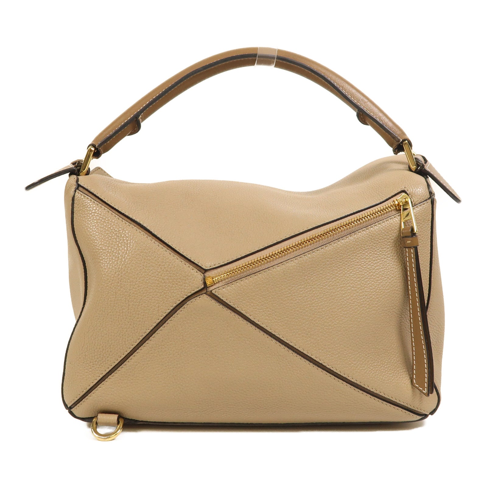 LOEWE 牛皮皮革Puzzle Medium金扣手挽肩背兩用袋