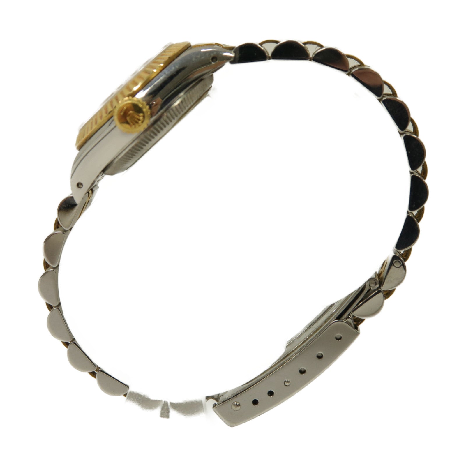 ROLEX Oyster Perpetual 18K黃金/不鏽鋼自動機芯手錶金色/銀色