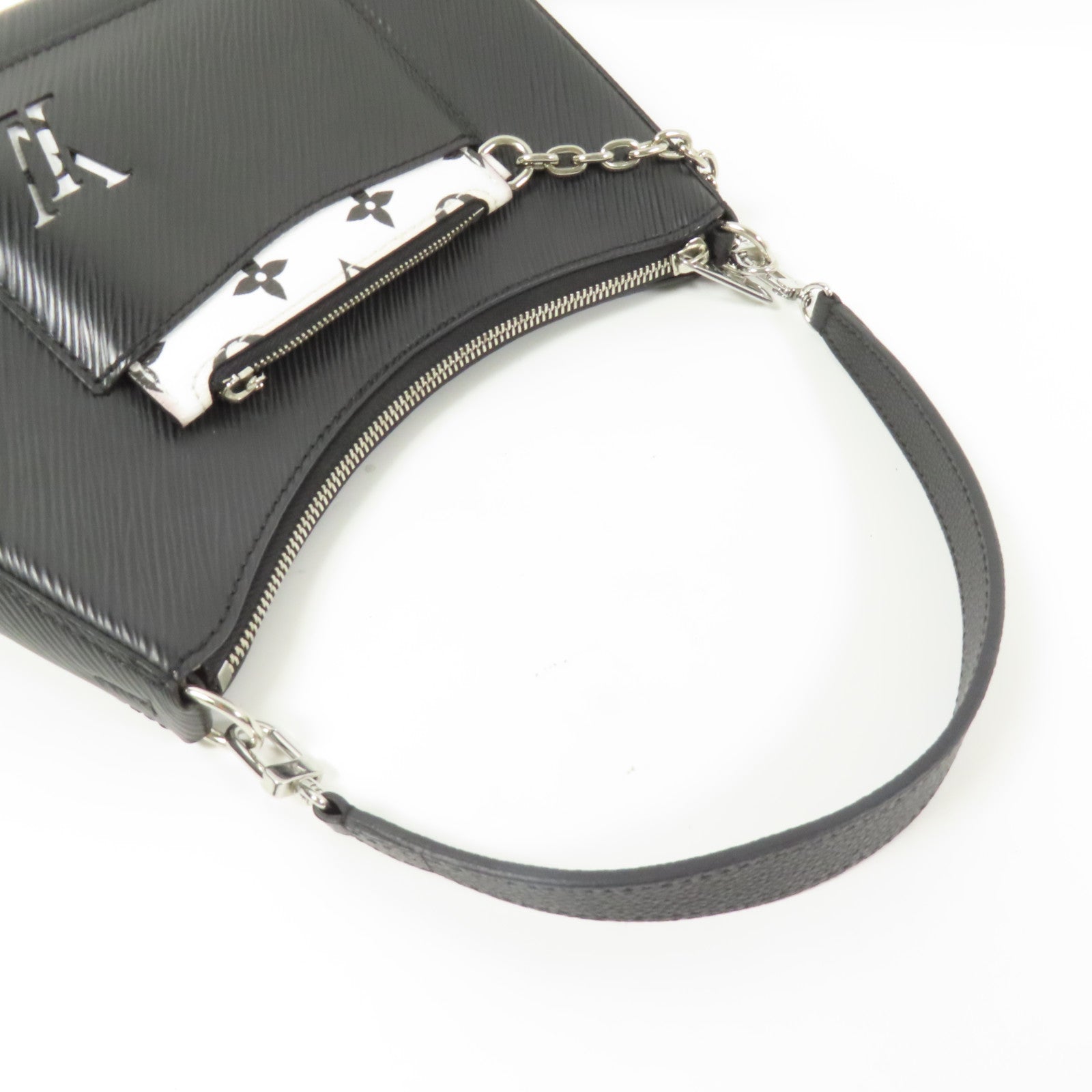 LOUIS VUITTON Epi Marelle銀扣手挽肩背兩用袋