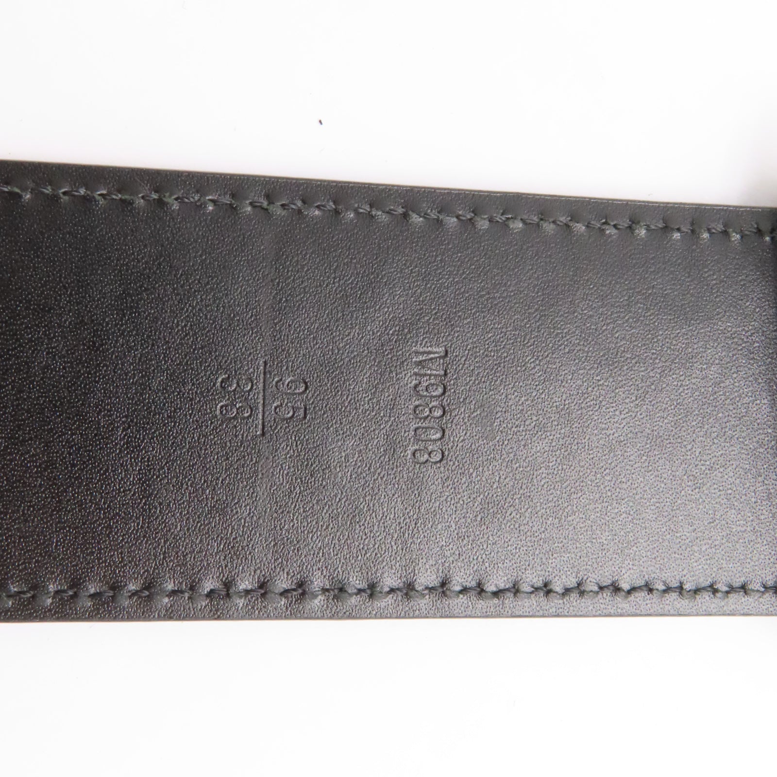 LOUIS VUITTON Damier Graphite Belt 95cm皮帶黑色