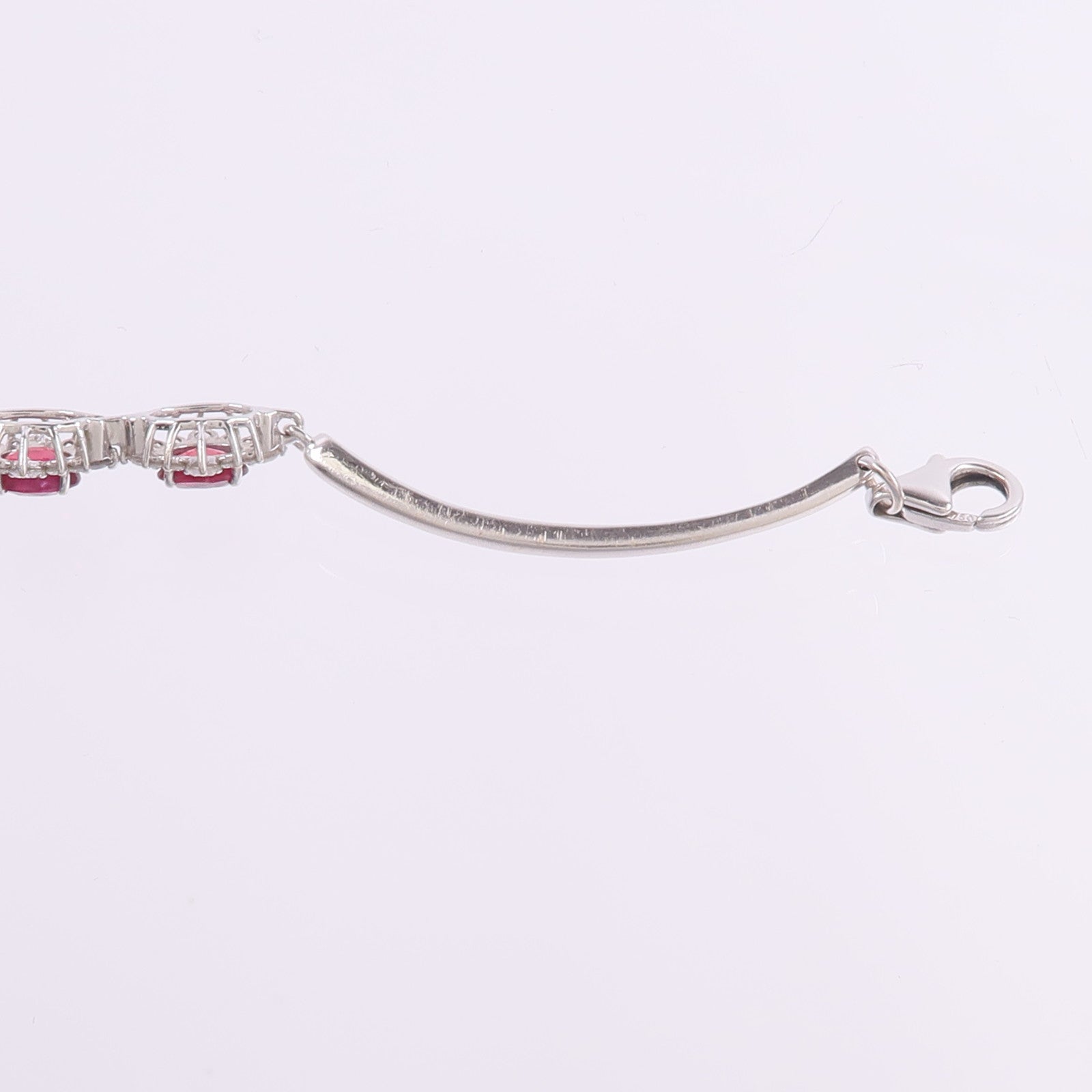 JEWELRY 18K白金Ruby Diamond Bracelet紅寶石/鑽石手鏈