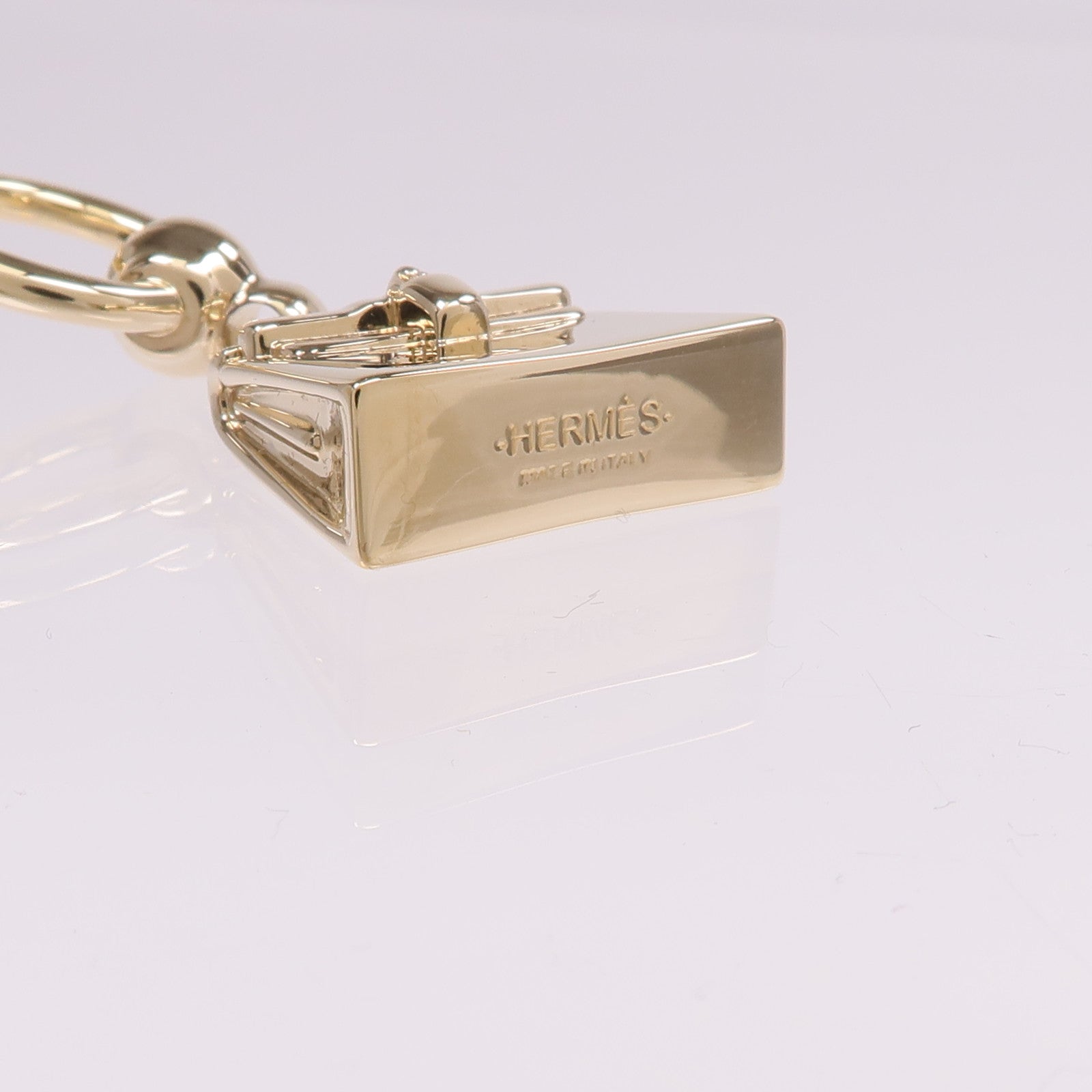 HERMES 金屬Mini Kelly Twilly Ring絲巾扣