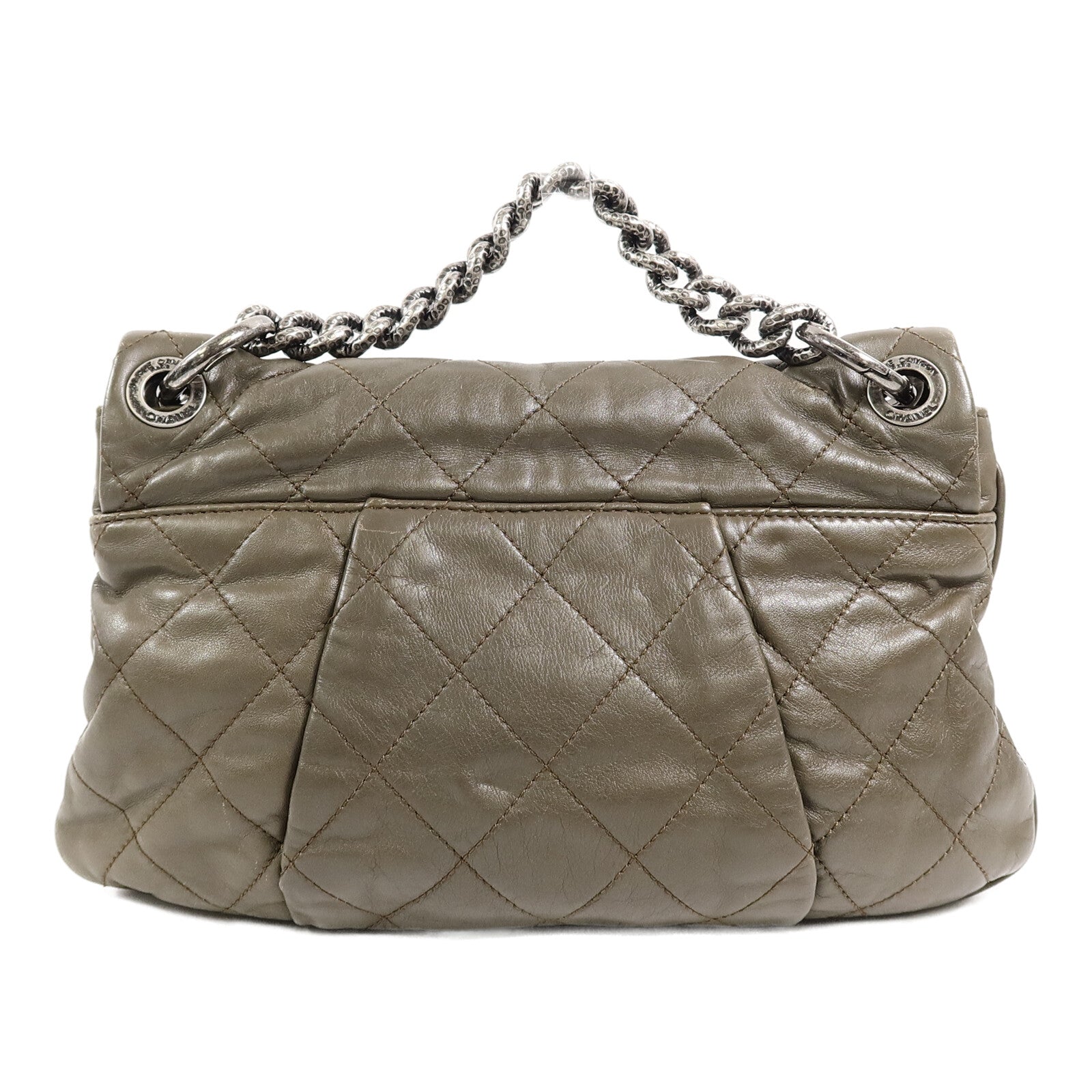 CHANEL 羊皮皮革Shoulder Bag手挽肩背兩用袋
