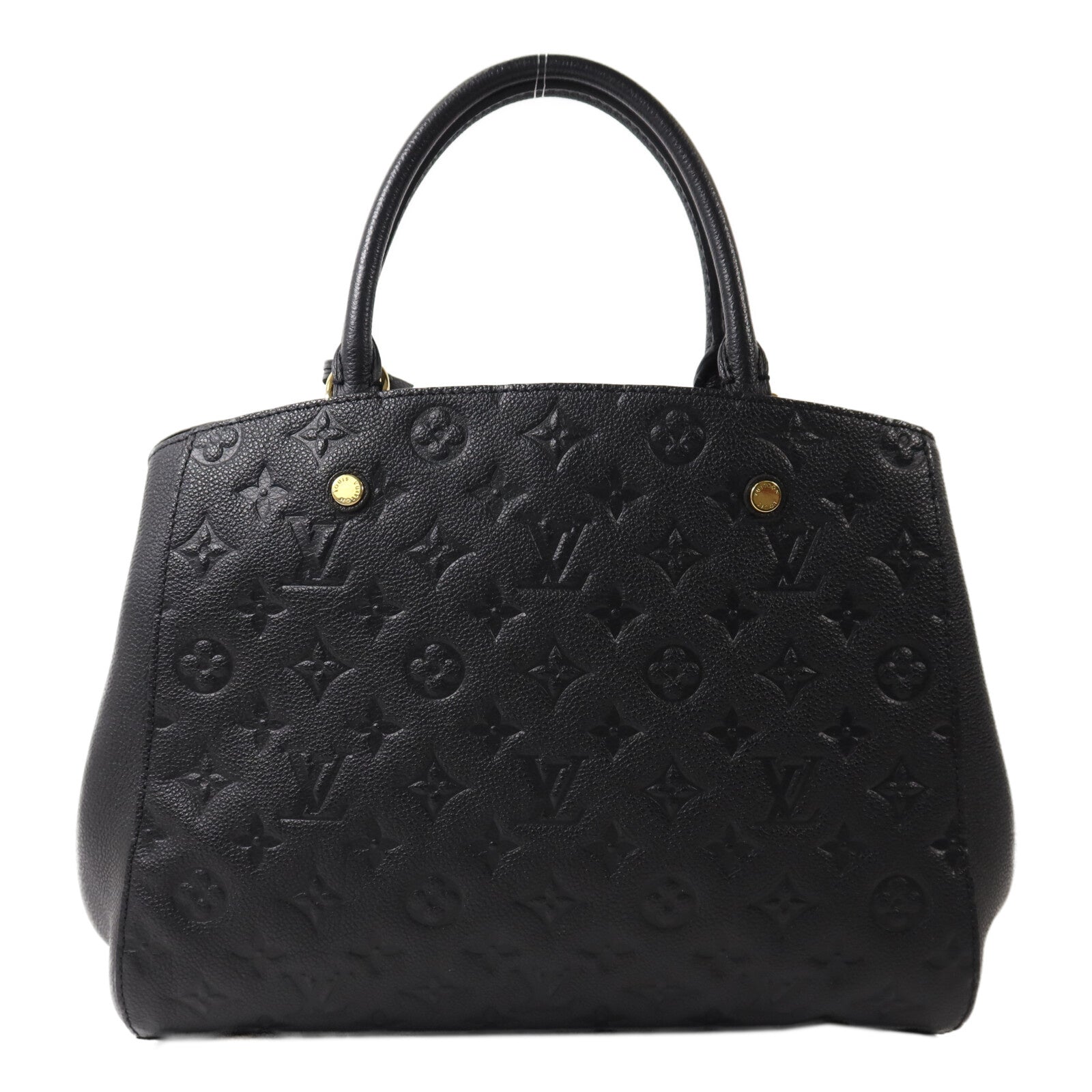 LOUIS VUITTON Monogram Empreinte Montaigne MM手挽肩背兩用袋