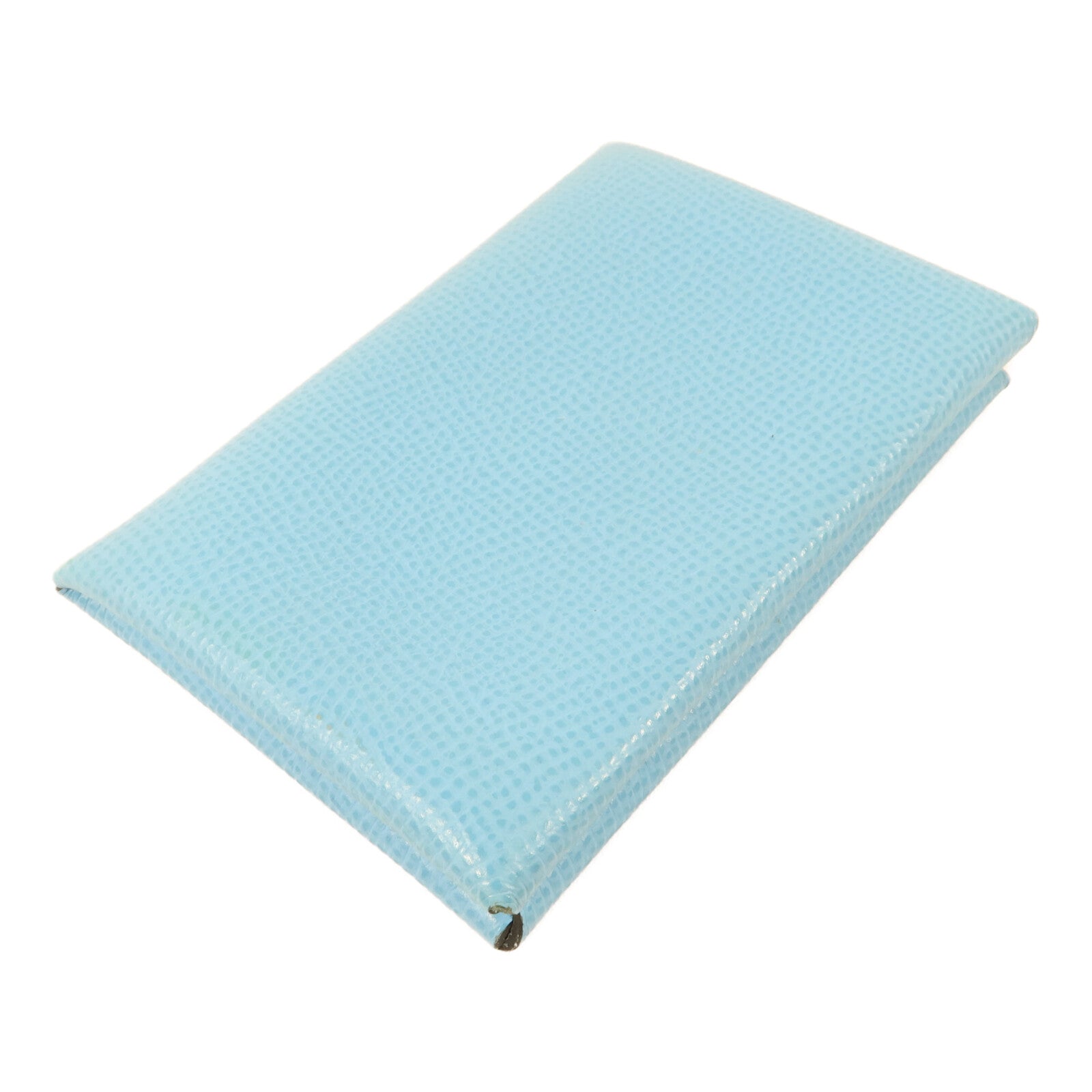 HERMES Epsom皮革Calvi Card Holder卡片套Bleu Celeste