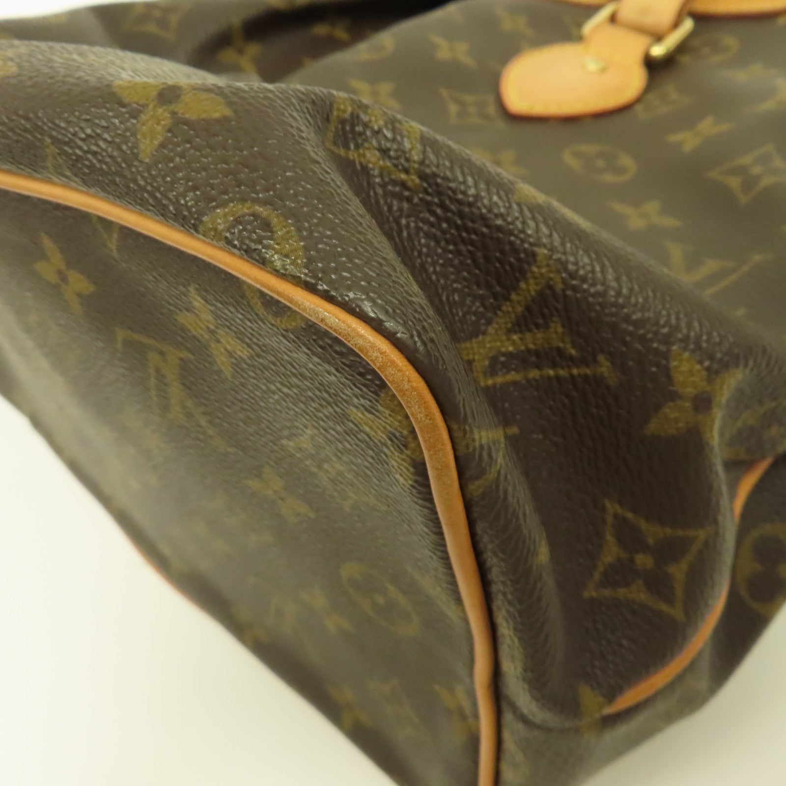 LOUIS VUITTON Monogram Palermo PM金扣手挽肩背兩用袋啡色
