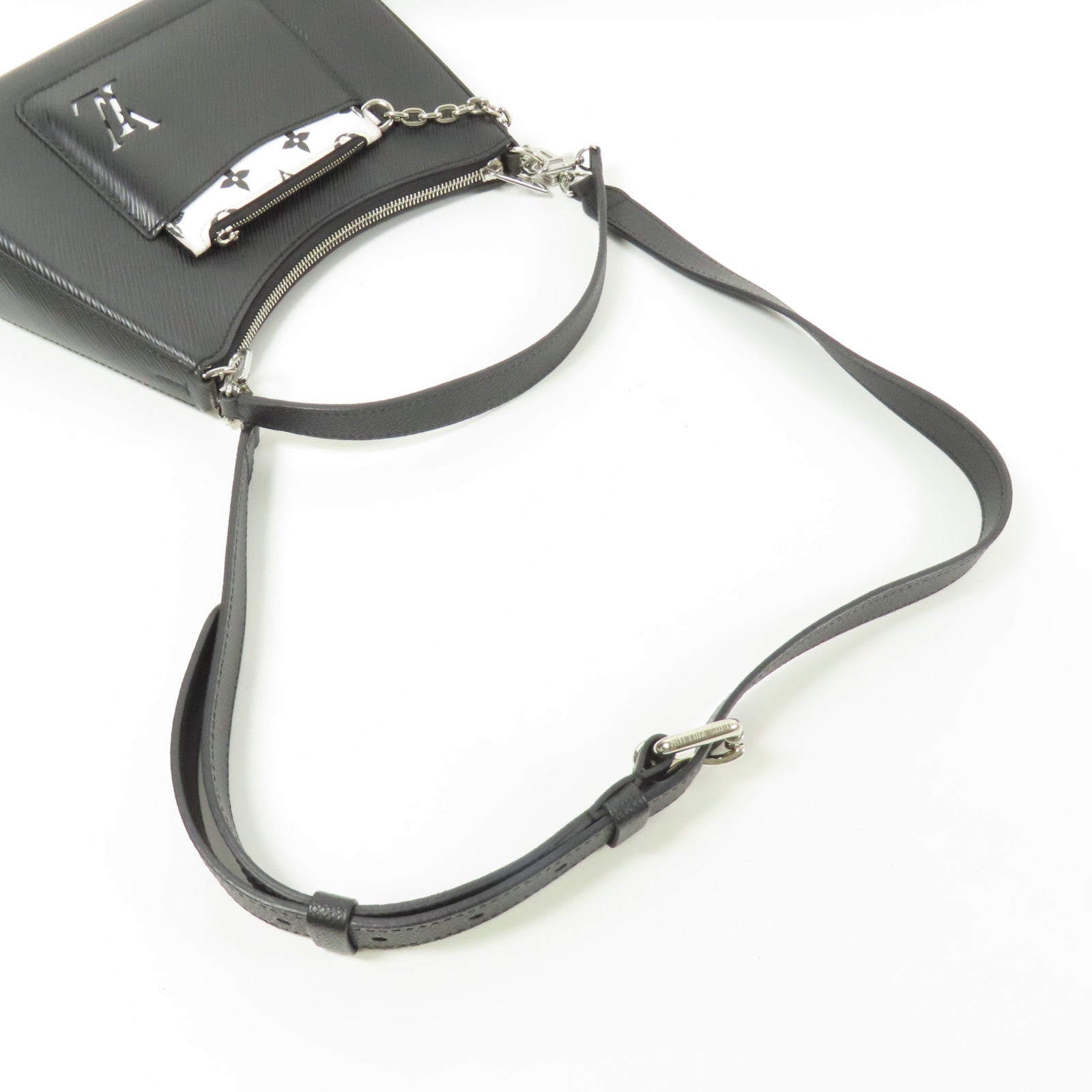 LOUIS VUITTON Epi Marelle銀扣手挽肩背兩用袋