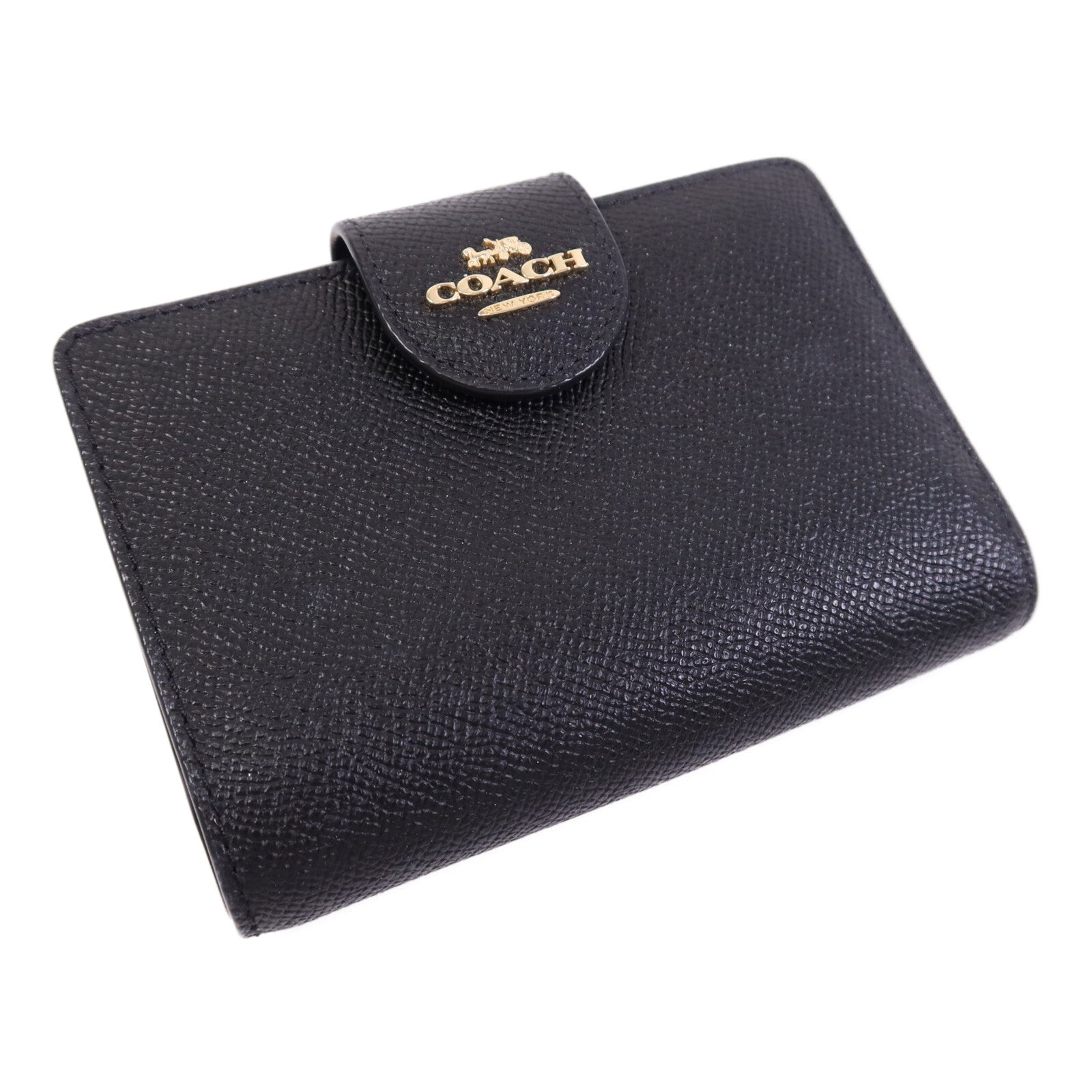 COACH 牛皮皮革Wallet金扣錢包