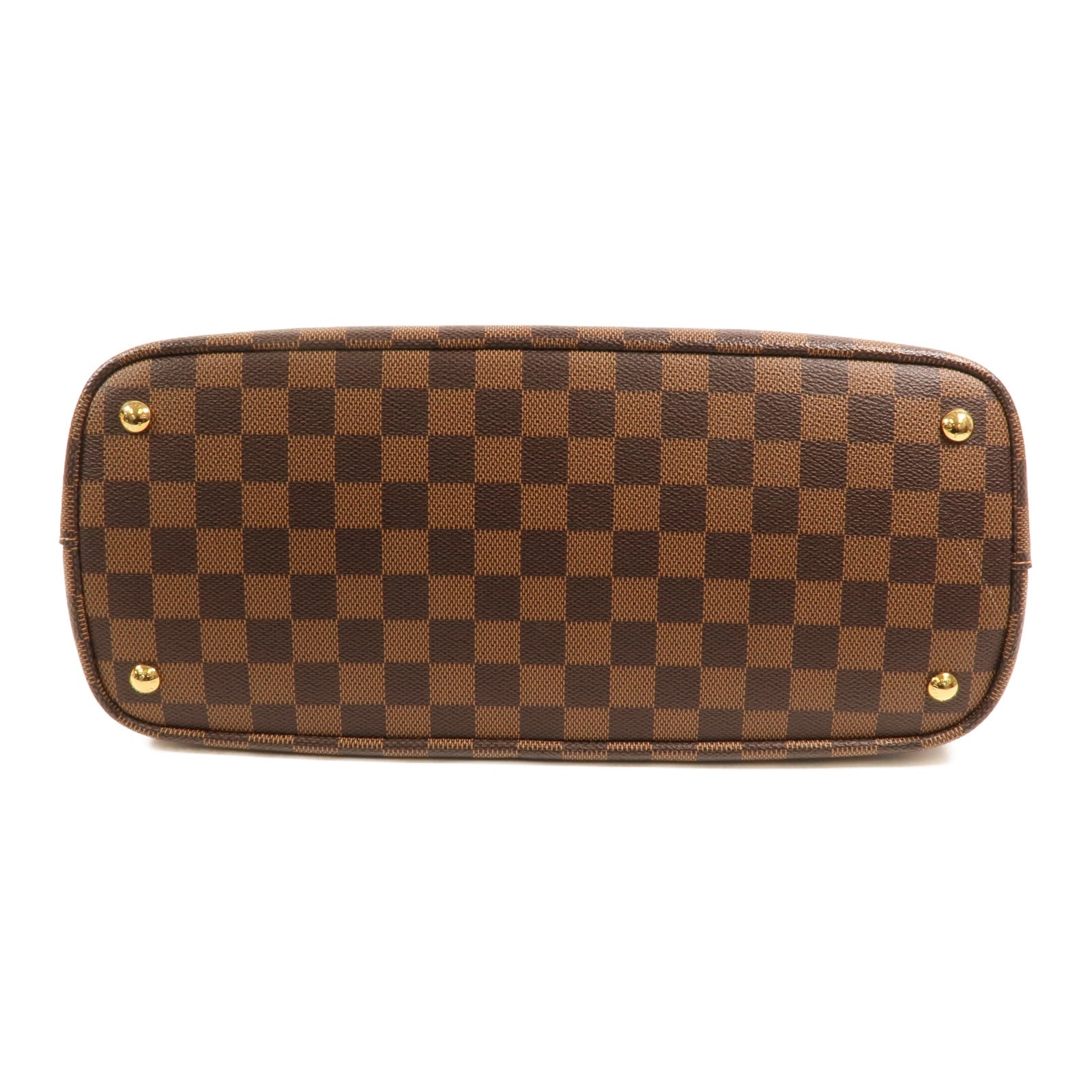 LOUIS VUITTON Damier Kensington金扣手挽肩背兩用袋
