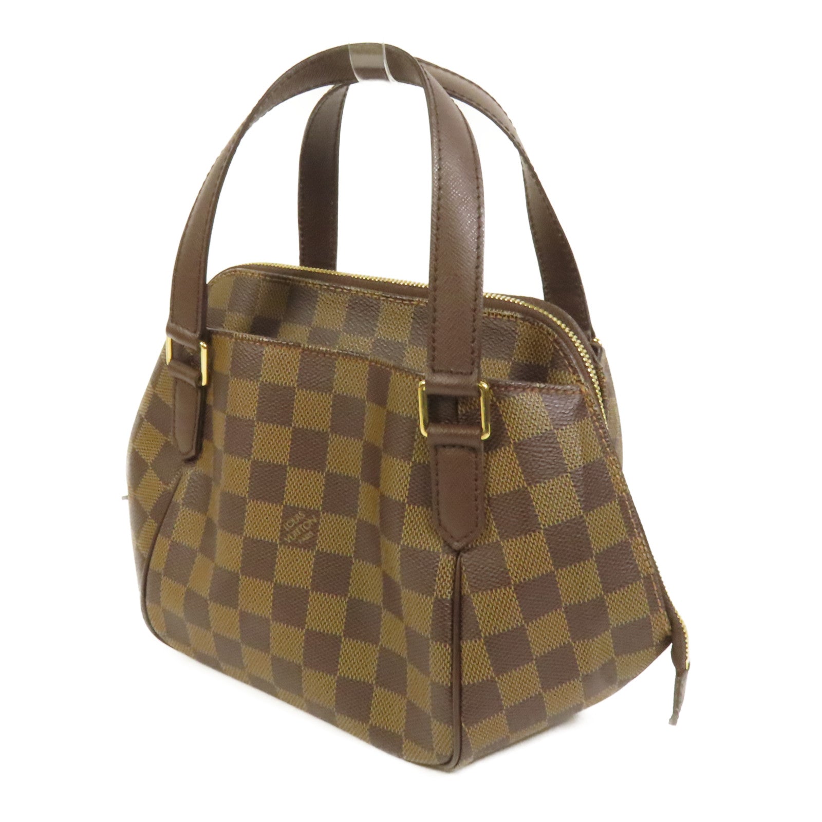 LOUIS VUITTON Damier Belem PM金扣手挽袋