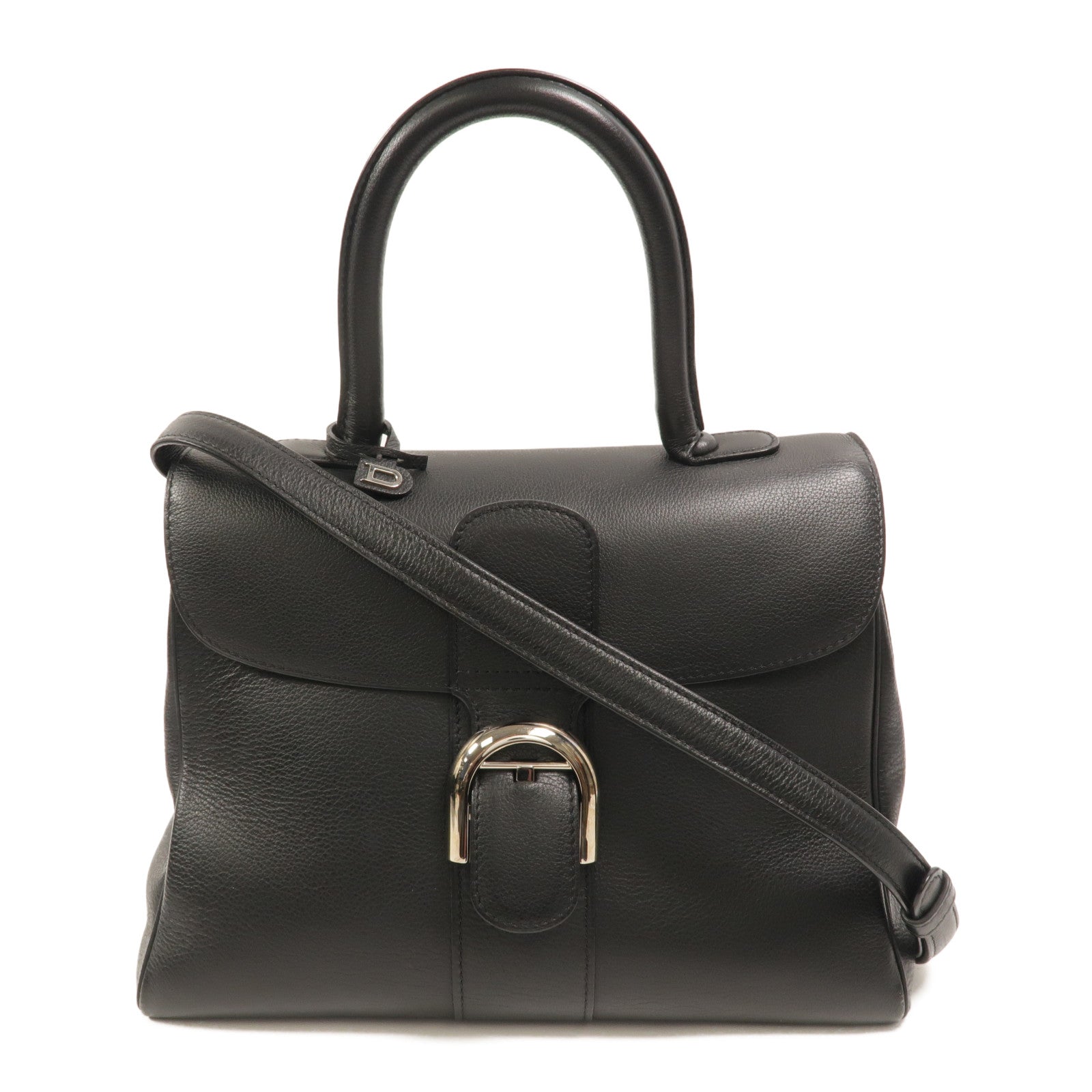 Delvaux 牛皮皮革Brillant MM手挽肩背兩用袋