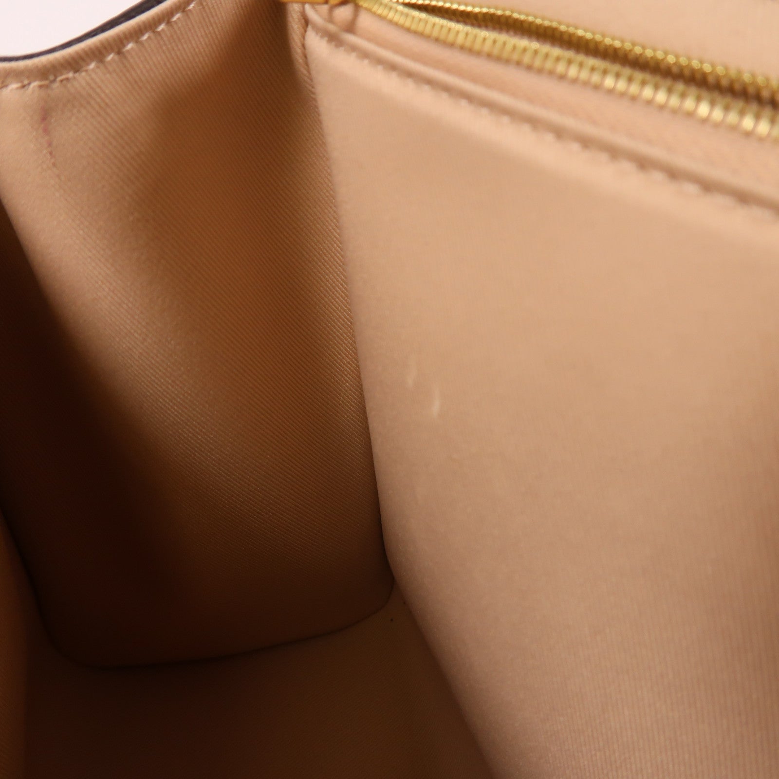 LOUIS VUITTON Monogram Cluny MM Bag金扣手挽袋棕色