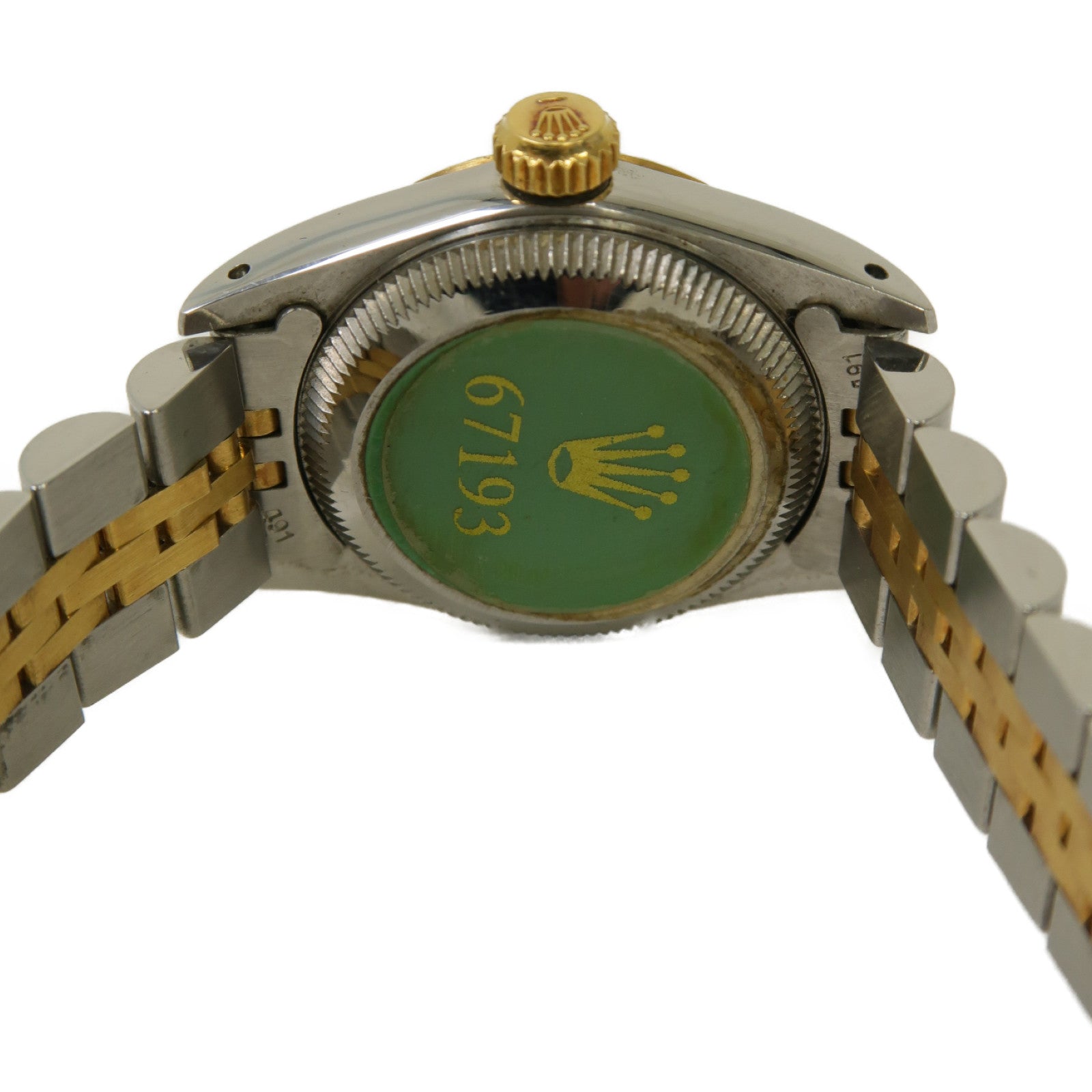 ROLEX Oyster Perpetual 18K黃金/不鏽鋼自動機芯手錶金色/銀色