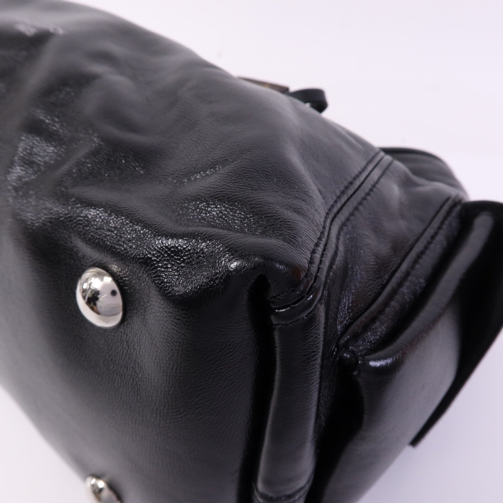 LOUIS VUITTON 羊皮皮革Carry All Vibe PM銀扣手挽肩背兩用袋
