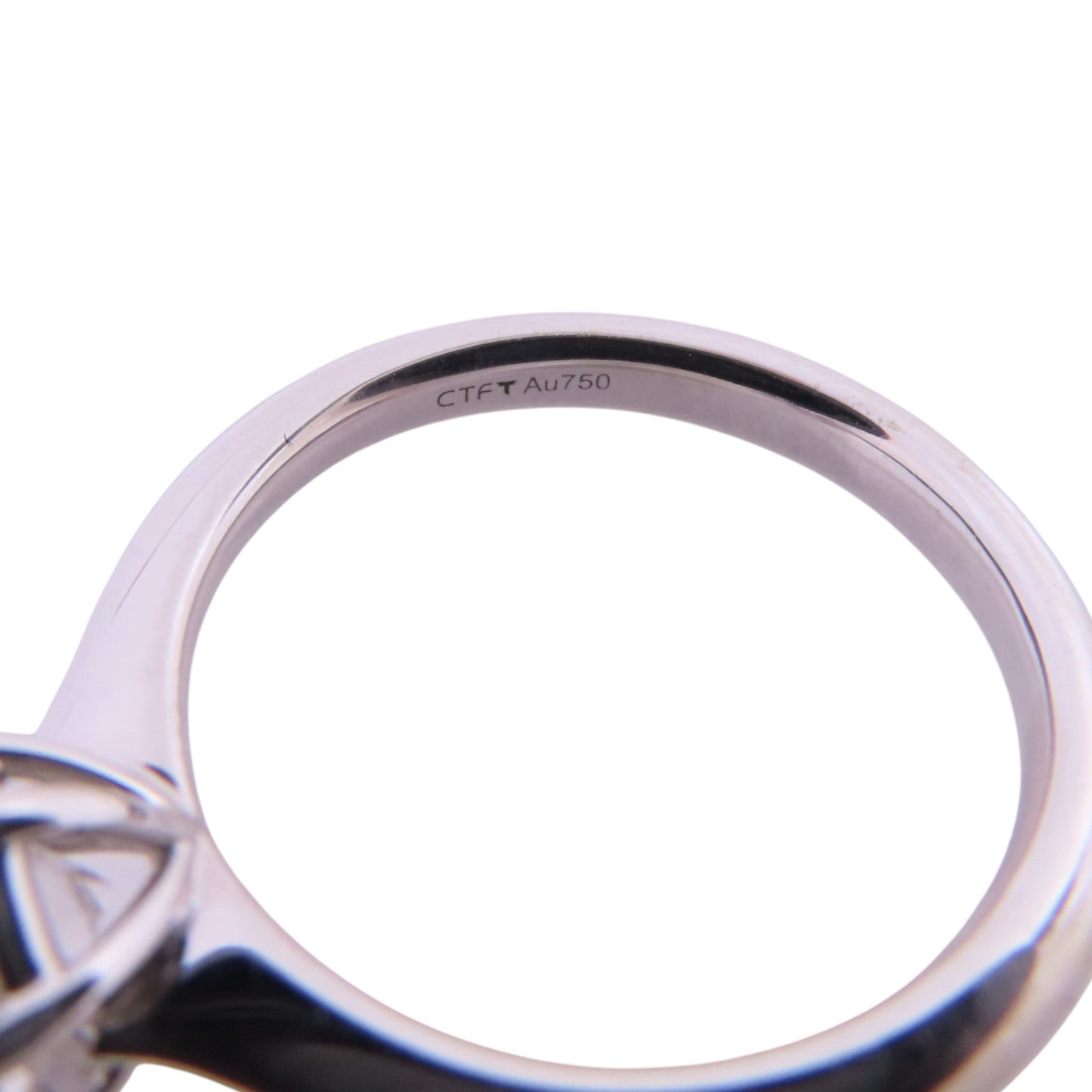 JEWELRY Diamond Ring US#4.5 18K White Gold