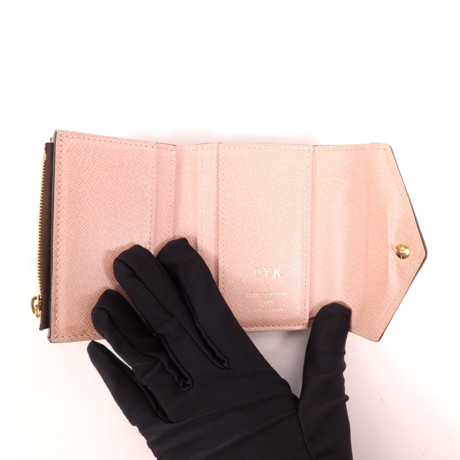 LOUIS VUITTON Monogram Fold Wallet金扣錢包