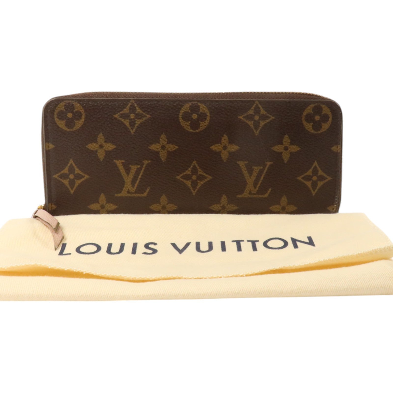 LOUIS VUITTON Monogram Clemence Wallet金扣長錢包