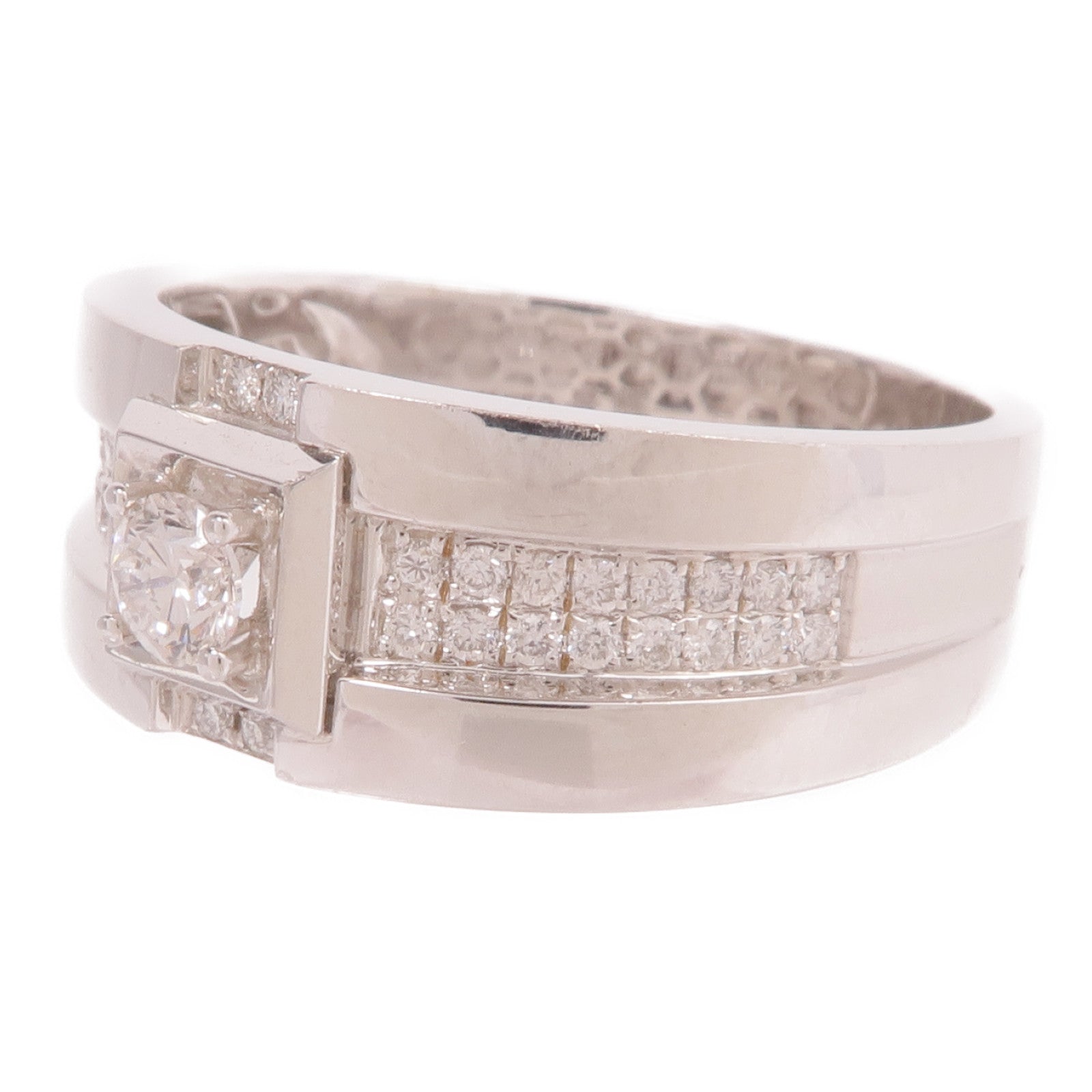 JEWELRY 【激減優惠】18K白金Diamond Ring鑽石戒指US#8.75
