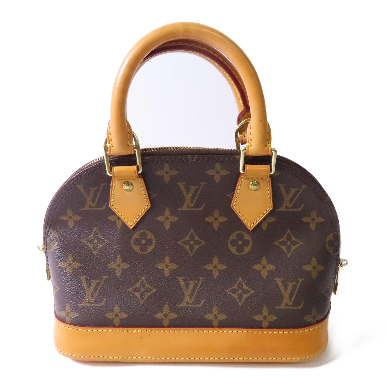 LOUIS VUITTON 【激減優惠】Monogram Alma BB金扣手挽肩背兩用袋啡色
