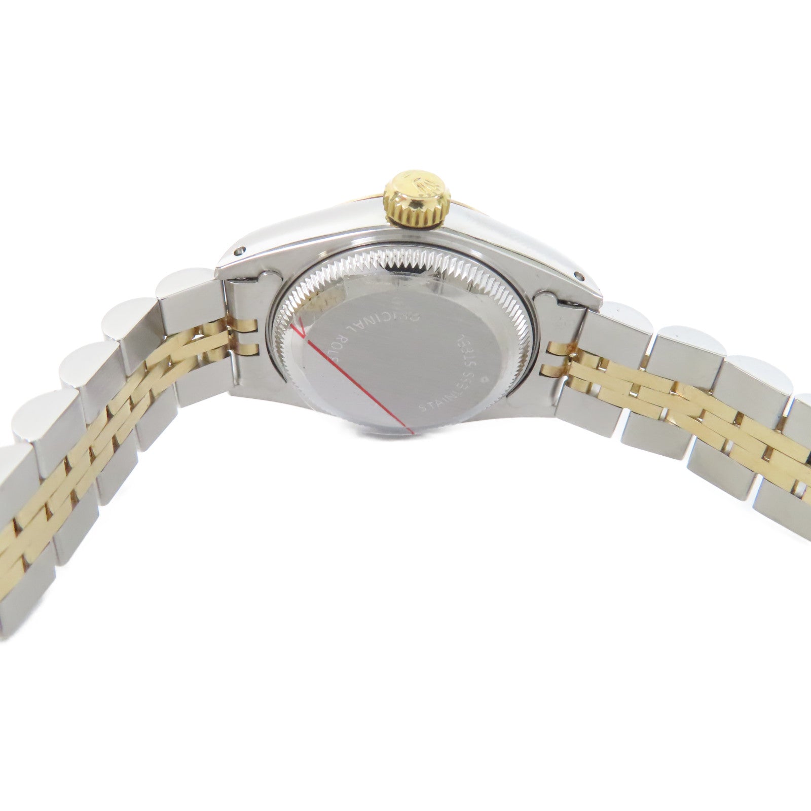 ROLEX 18K黃金/不鏽鋼Datejust手錶自動機芯黑色