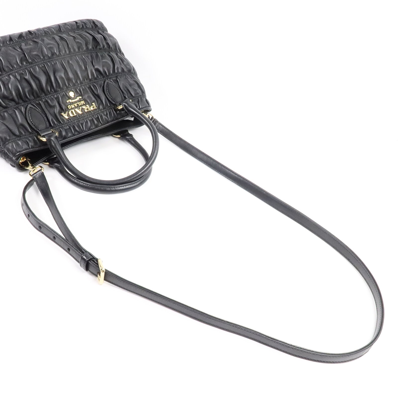PRADA 羊皮皮革2 Way Shoulder Bag手挽肩背兩用袋