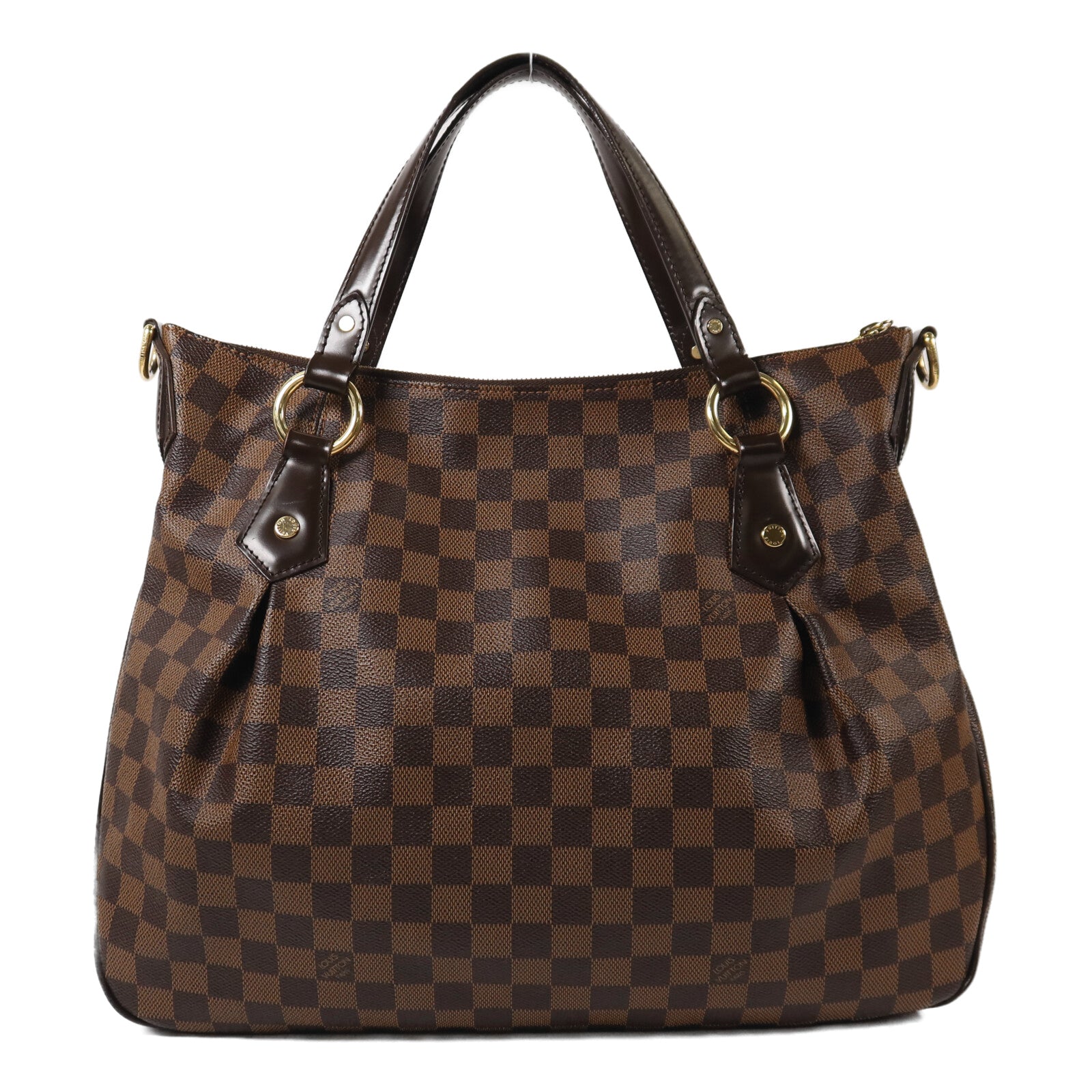 LOUIS VUITTON 【激減優惠】Damier Evora MM金扣手挽肩背兩用袋
