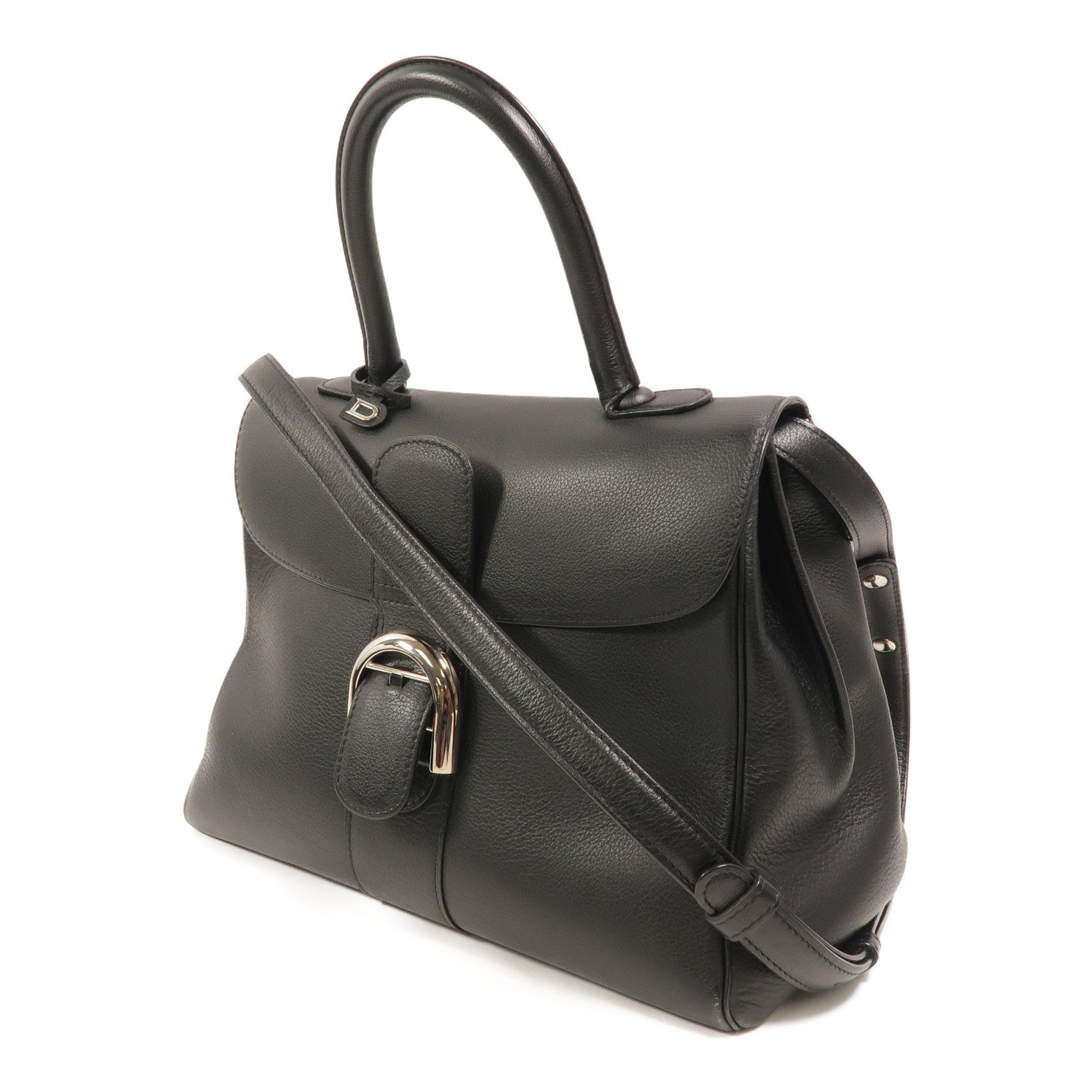 Delvaux 牛皮皮革Brillant MM手挽肩背兩用袋