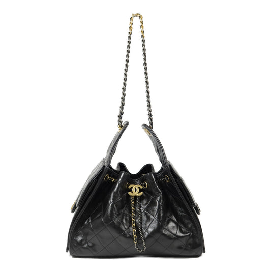 CHANEL 牛皮皮革Chanel 25 Small鏈帶肩背袋
