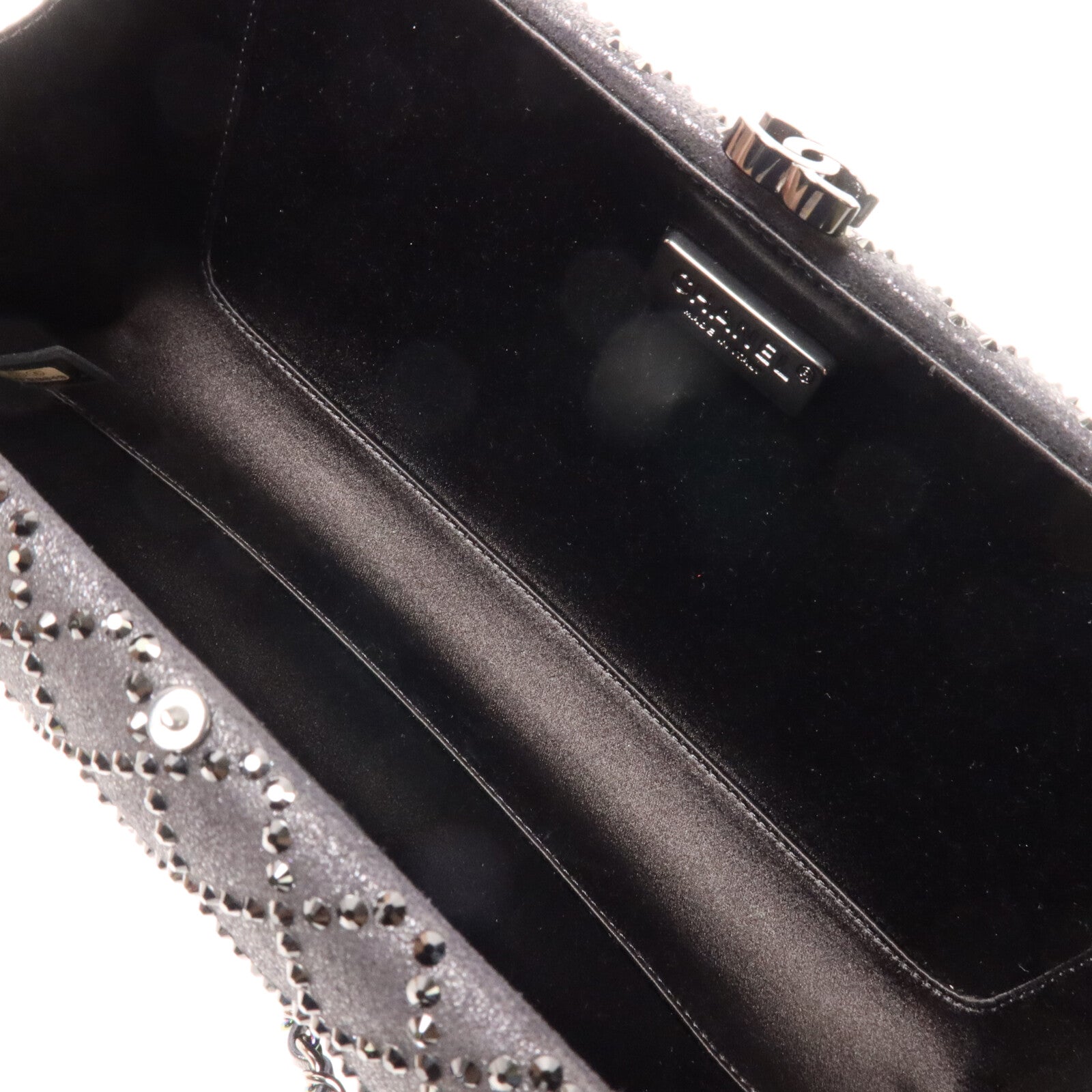 CHANEL 牛皮皮革Quilted Clutch鏈帶肩背袋